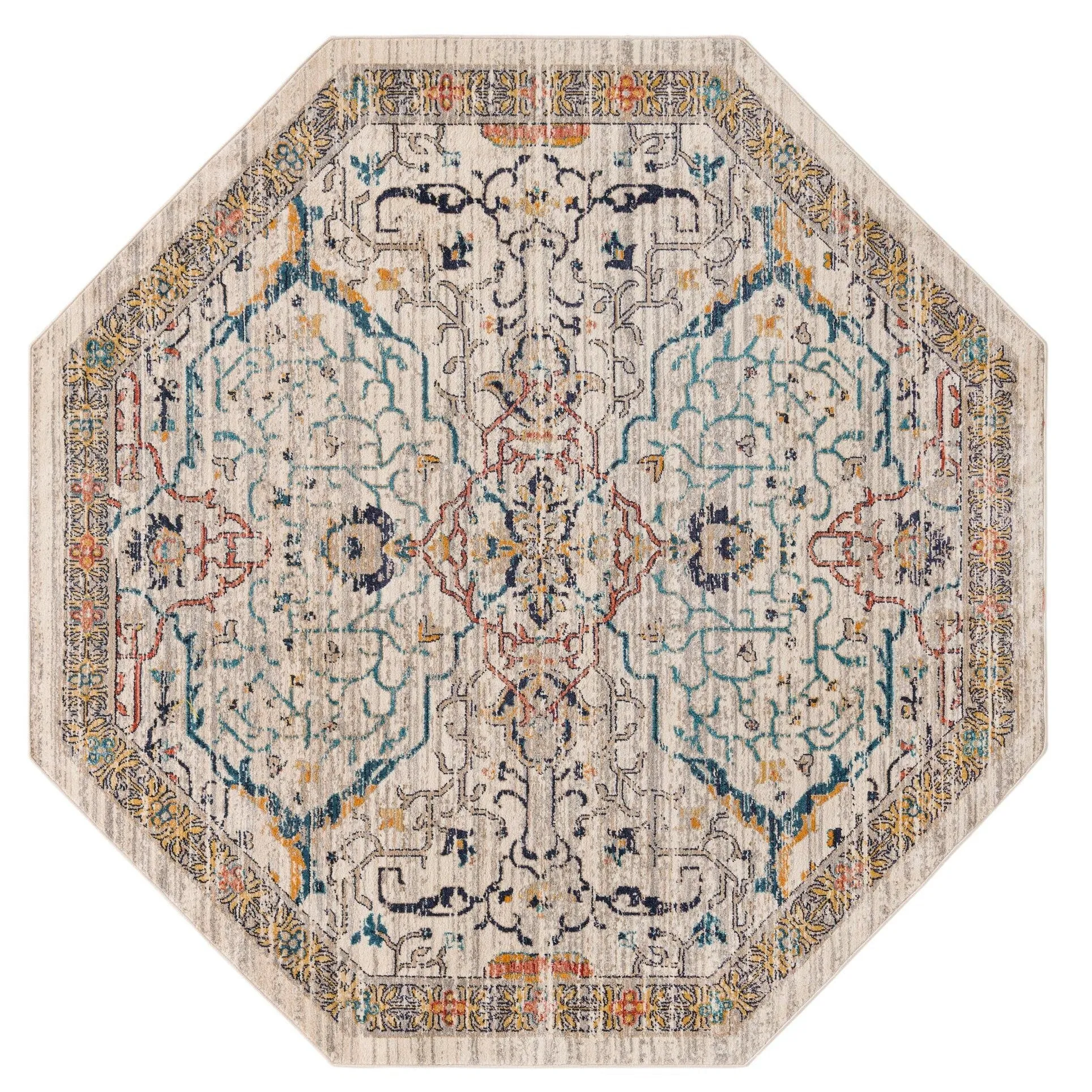 Traditional Nixa Collection Area Rug