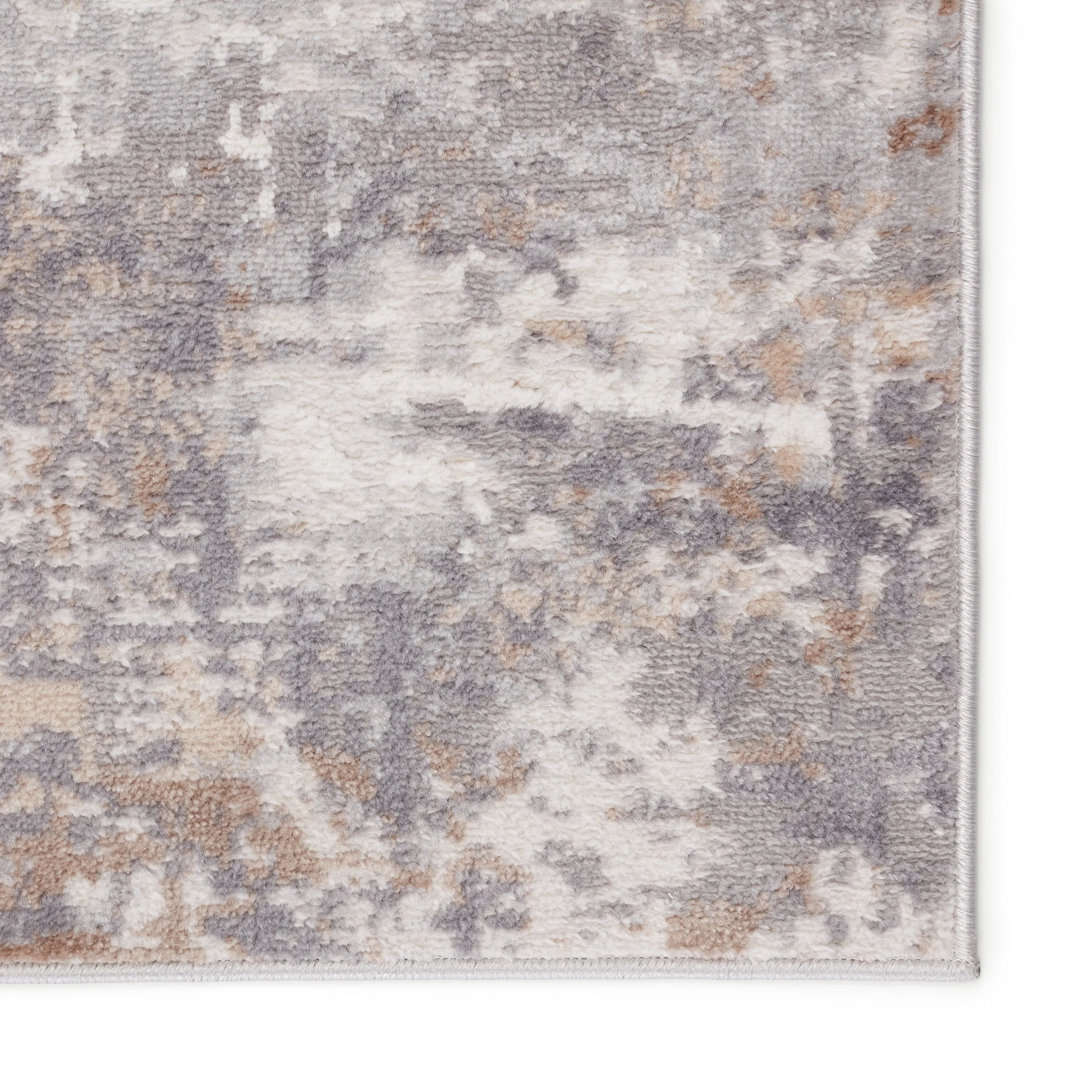 Treyton Abstract Gray/ Ivory Area Rug