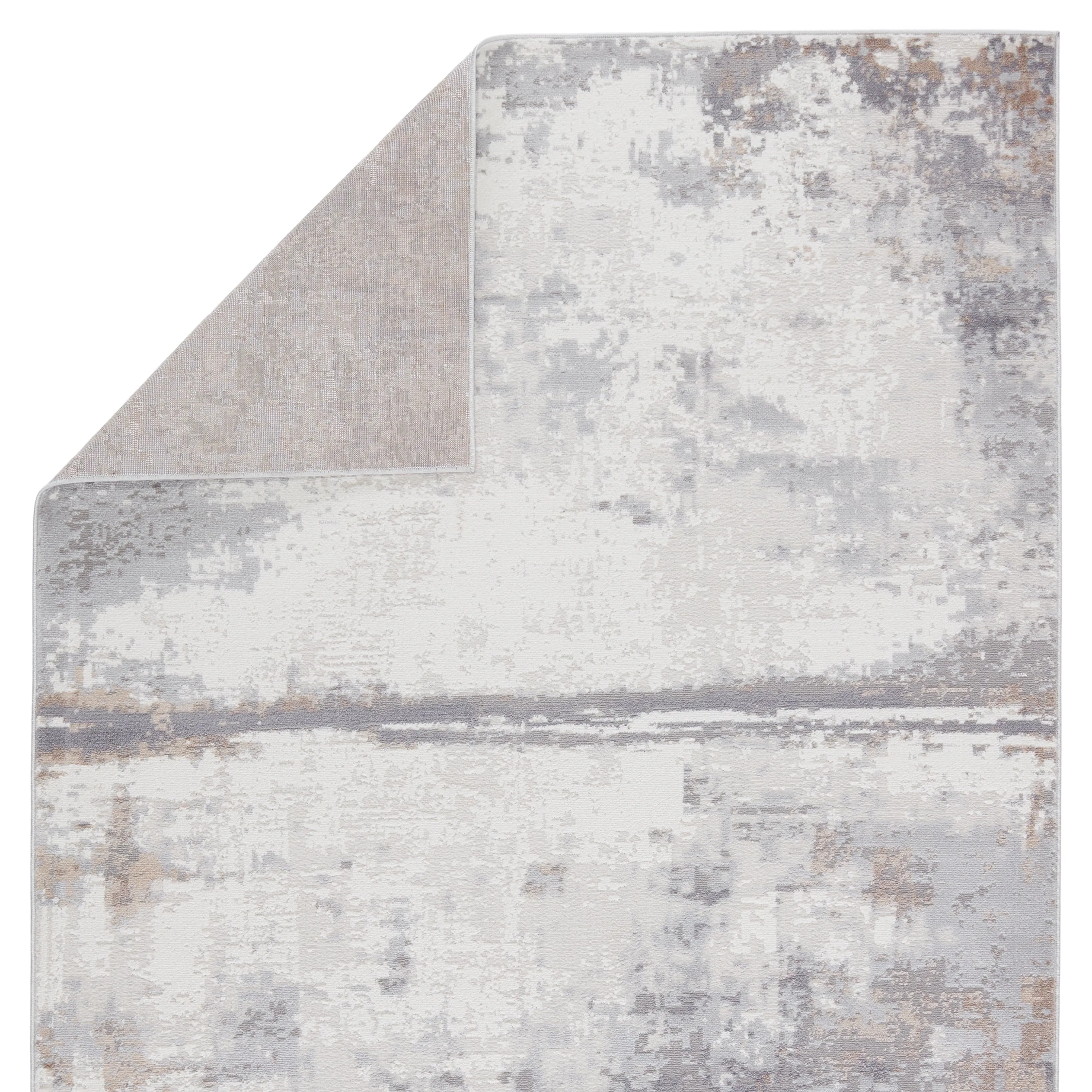 Treyton Abstract Gray/ Ivory Area Rug