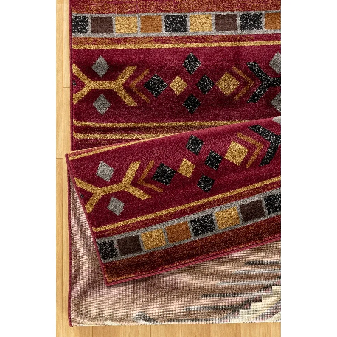 Tribes GC_YLS4002 Red Southwest Area Rug