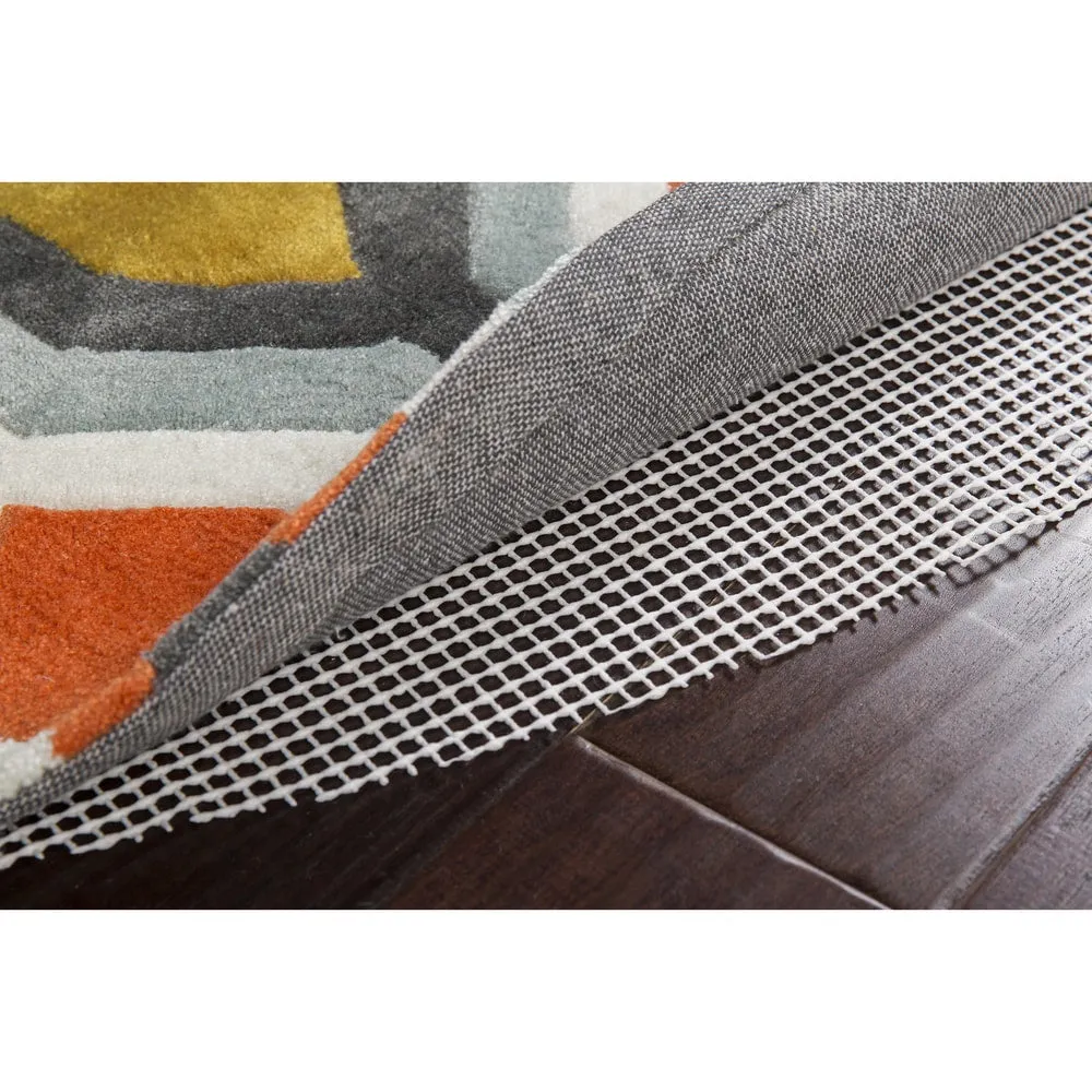 Ultra Lock Grip Reversible Hard Surface Non-slip Rug Pad - White