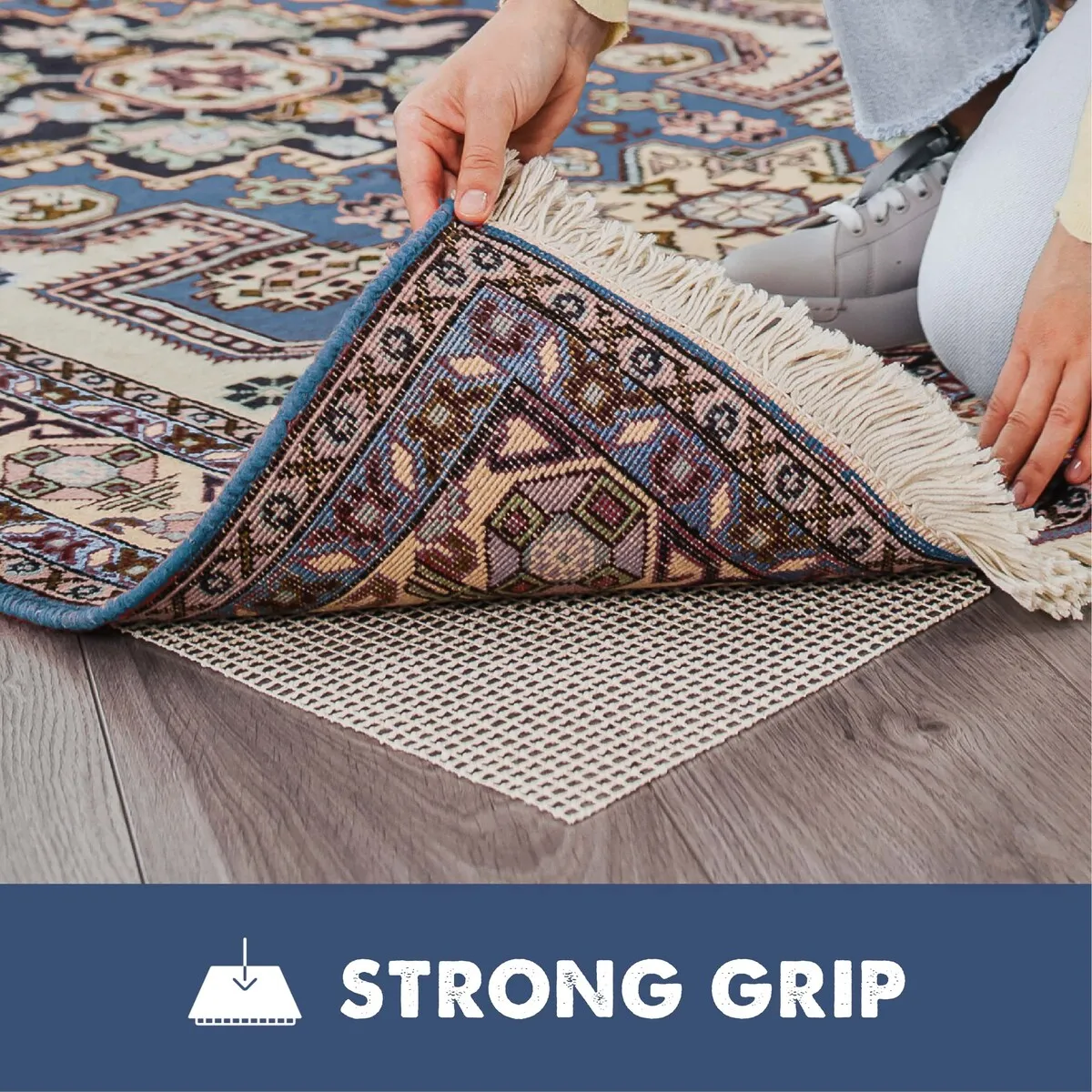 Ultra Non Slip Rug Pad by Slip-Stop - Ivory