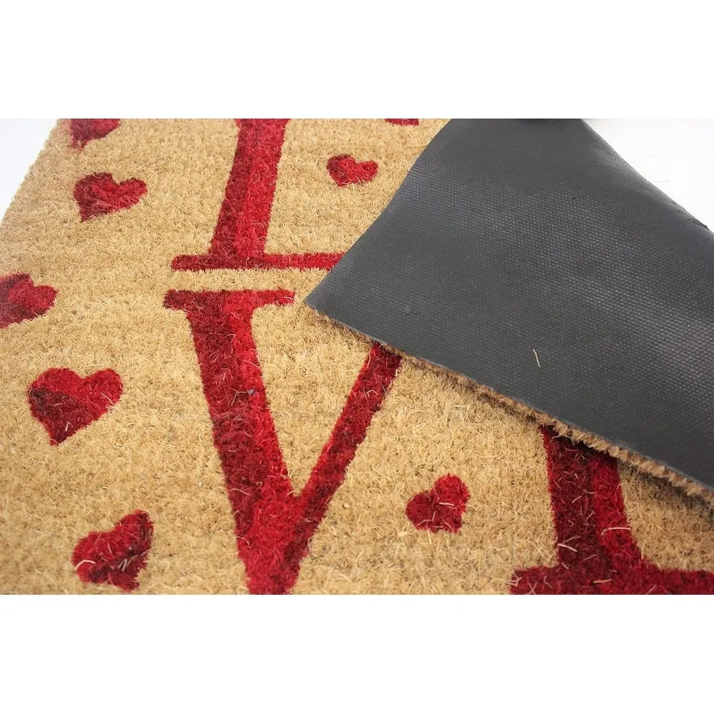 Valentine Love 18x28 Printed Coir Mats - 18x28