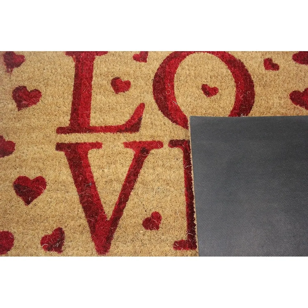 Valentine Love 18x28 Printed Coir Mats - 18x28