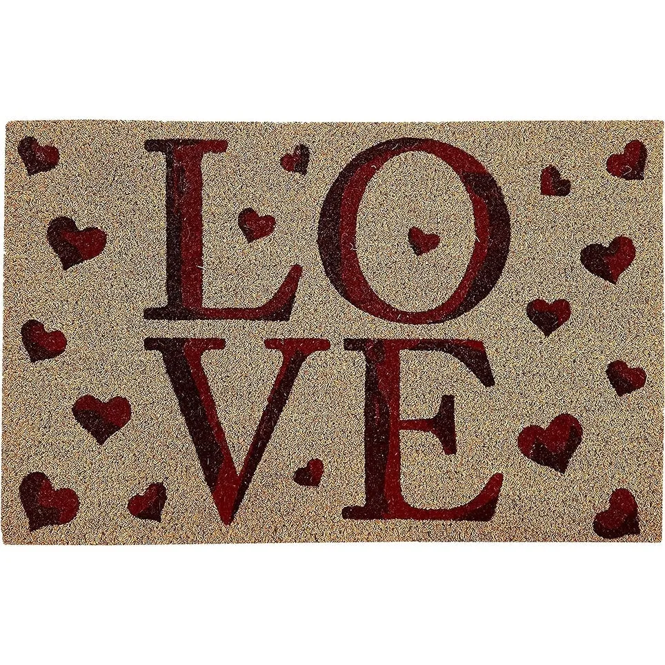 Valentine Love 18x28 Printed Coir Mats - 18x28