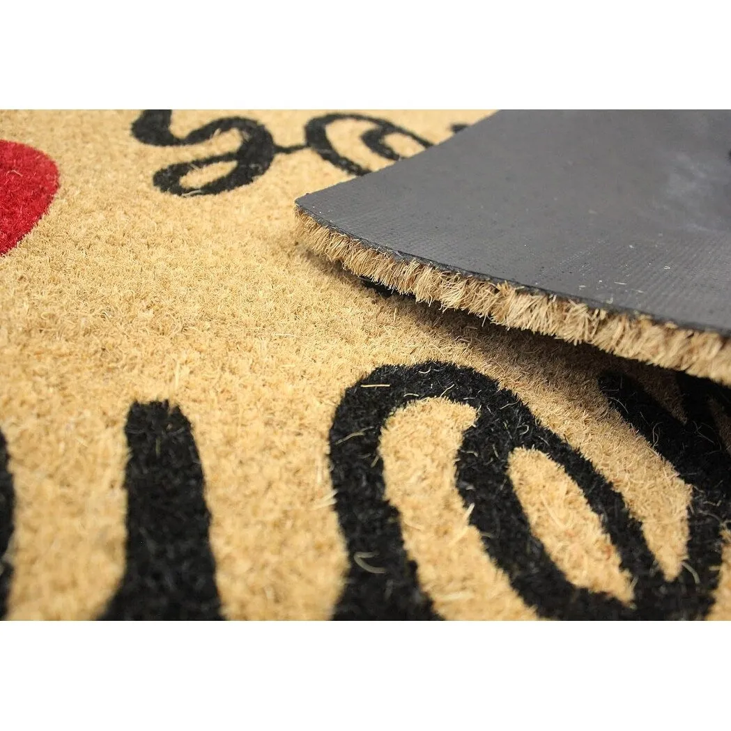 Valentine Love 18x28 Printed Coir Mats - 18x28
