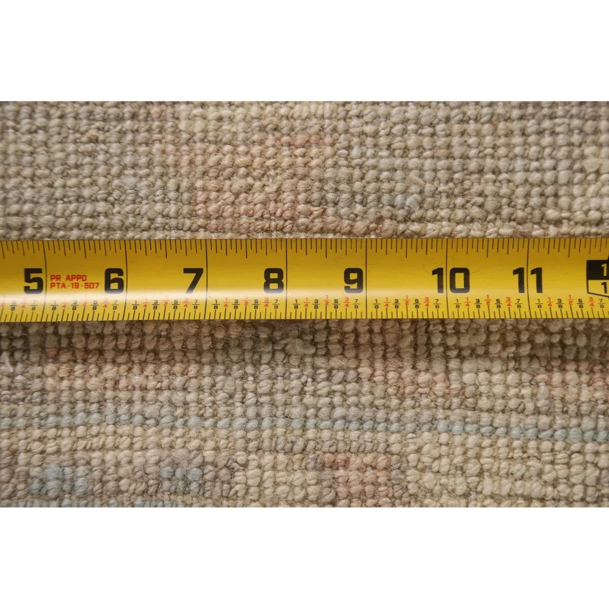 Vegetable Dye Turkish Oushak Square Area Rug Hand-knotted Wool Carpet - 9'10x 10'2