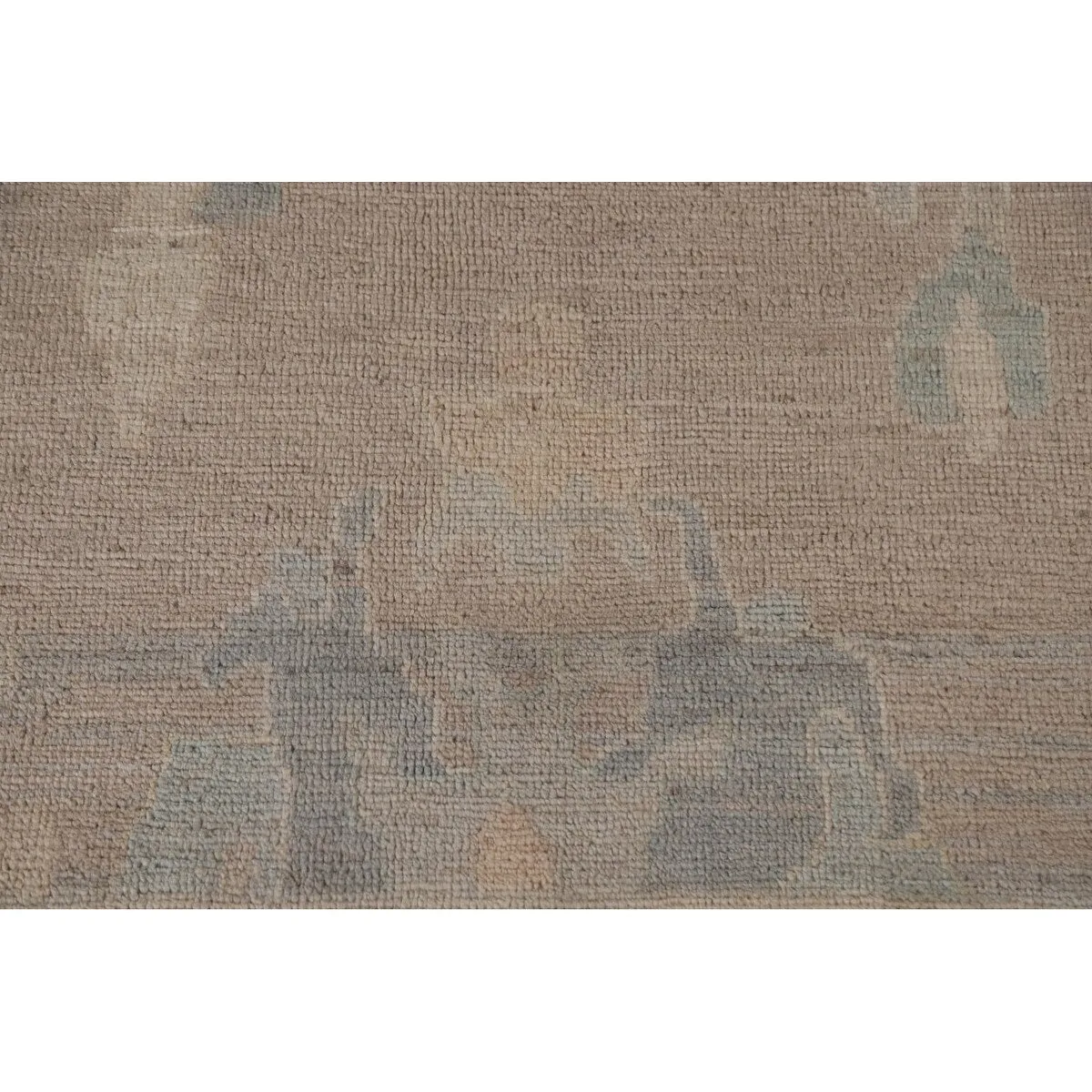 Vegetable Dye Turkish Oushak Square Area Rug Hand-knotted Wool Carpet - 9'10x 10'2