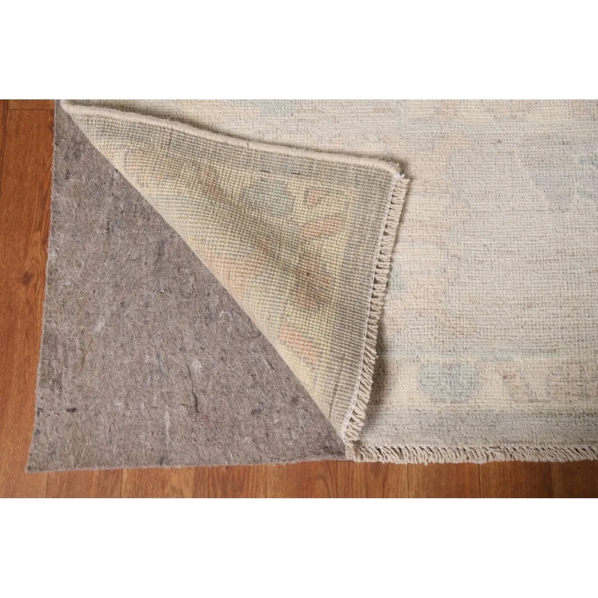 Vegetable Dye Turkish Oushak Square Area Rug Hand-knotted Wool Carpet - 9'10x 10'2