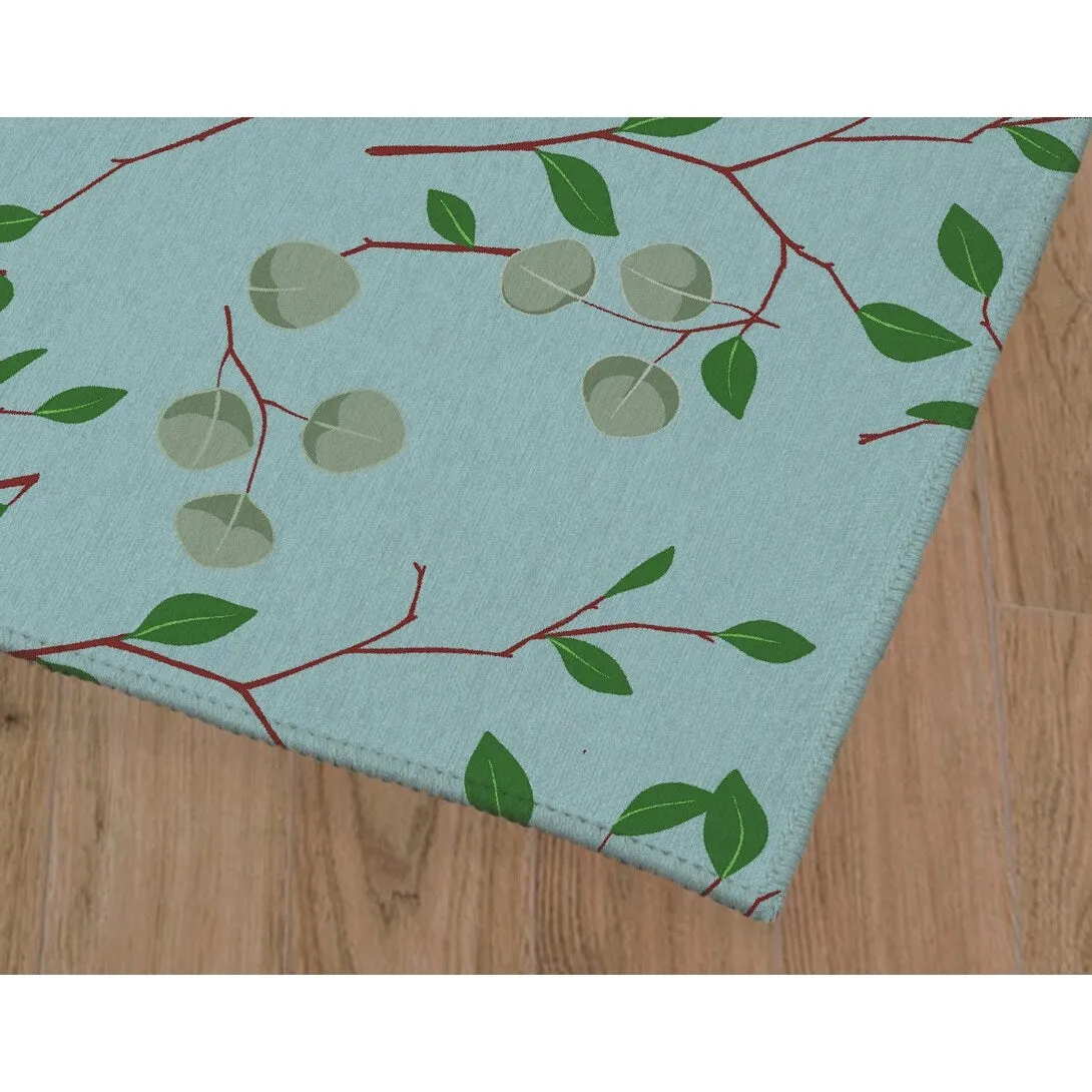 VINE BLUE Kitchen Mat By Kavka Designs