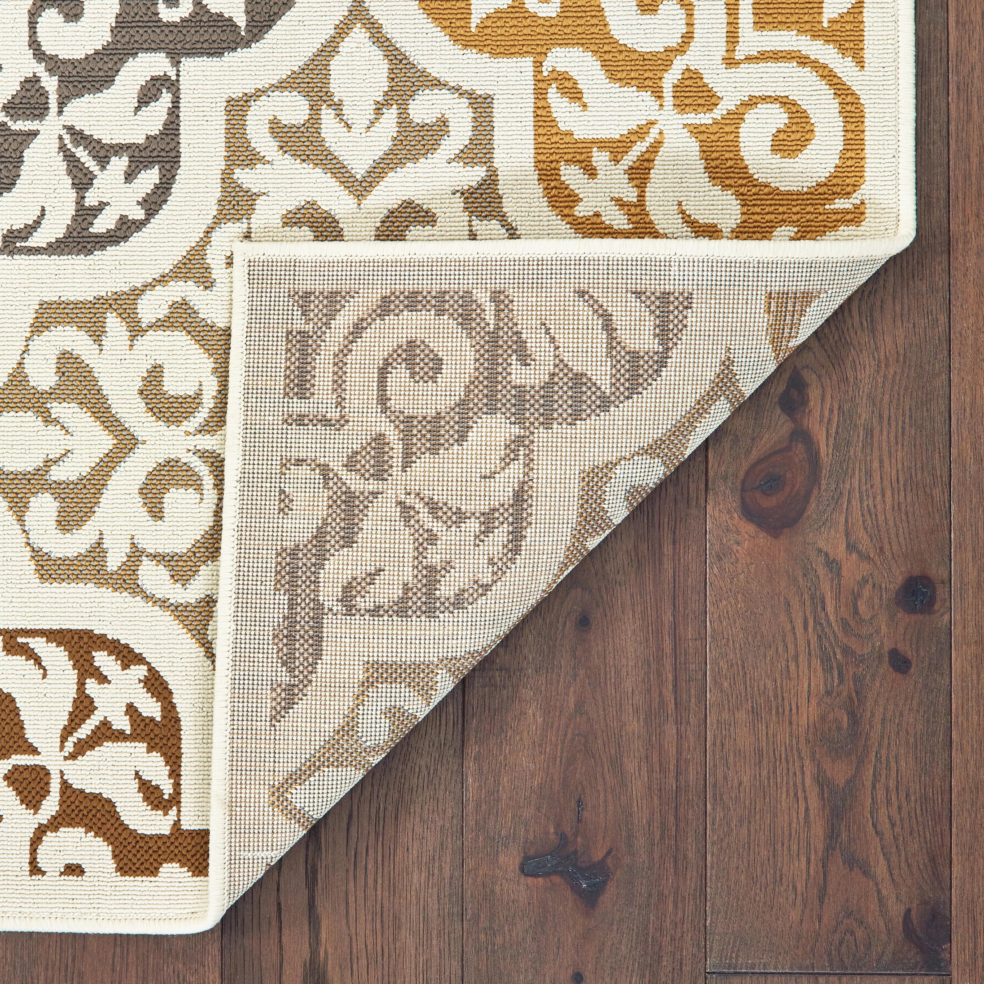 Vista Home Boden Moroccan Ivory/ Grey Indoor/ Outdoor Area Rug