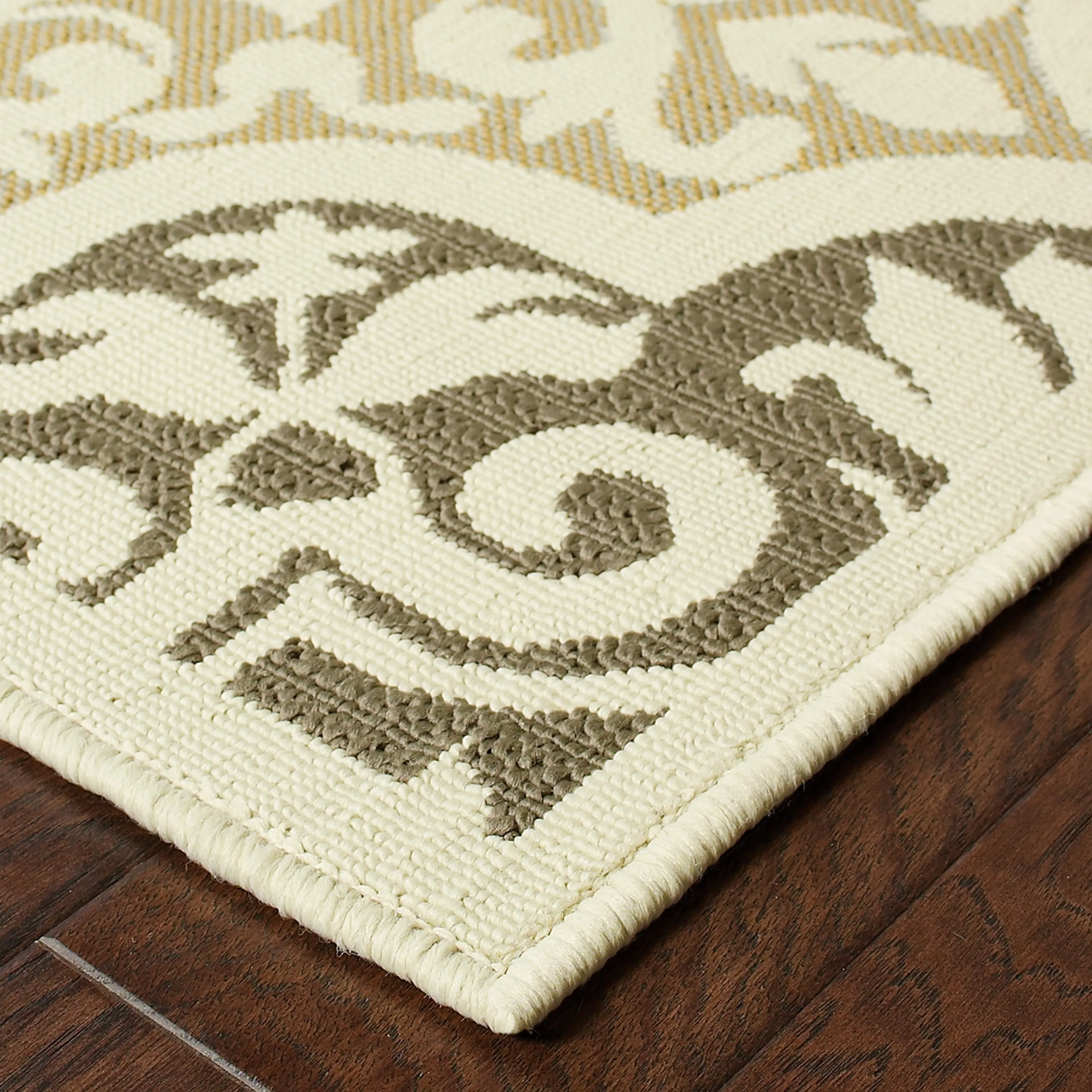 Vista Home Boden Moroccan Ivory/ Grey Indoor/ Outdoor Area Rug