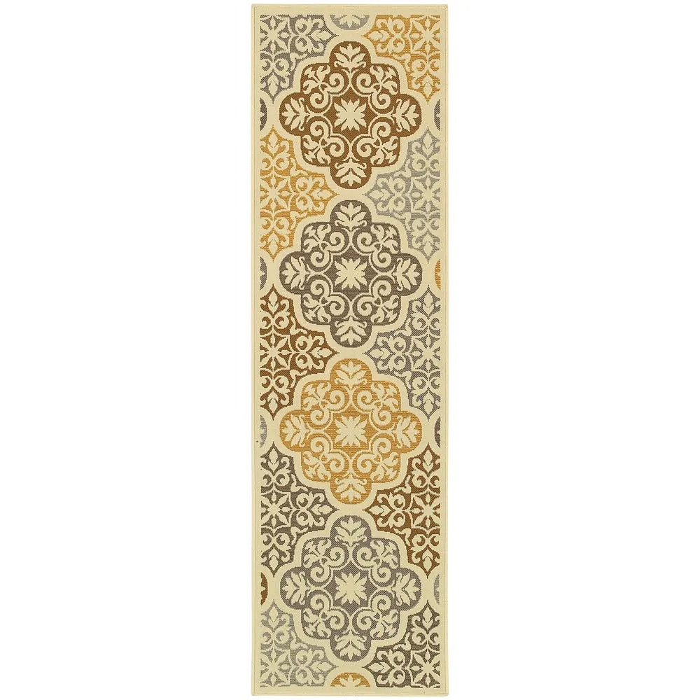 Vista Home Boden Moroccan Ivory/ Grey Indoor/ Outdoor Area Rug