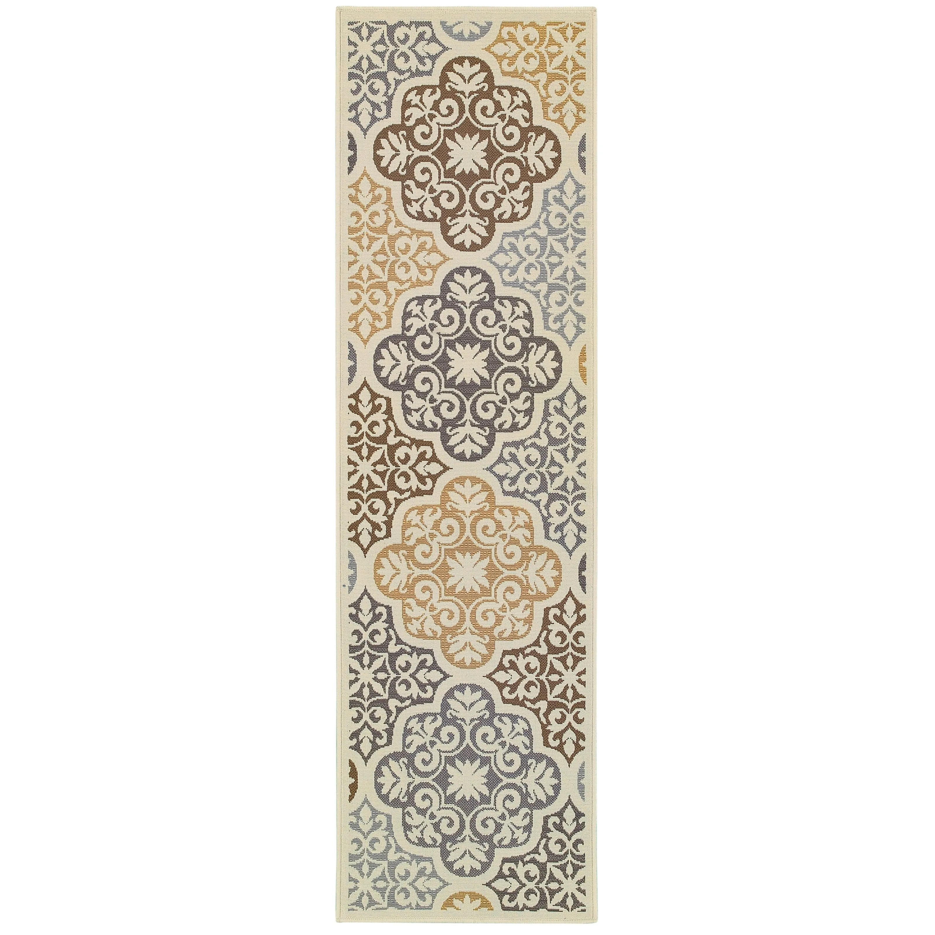 Vista Home Boden Moroccan Ivory/ Grey Indoor/ Outdoor Area Rug