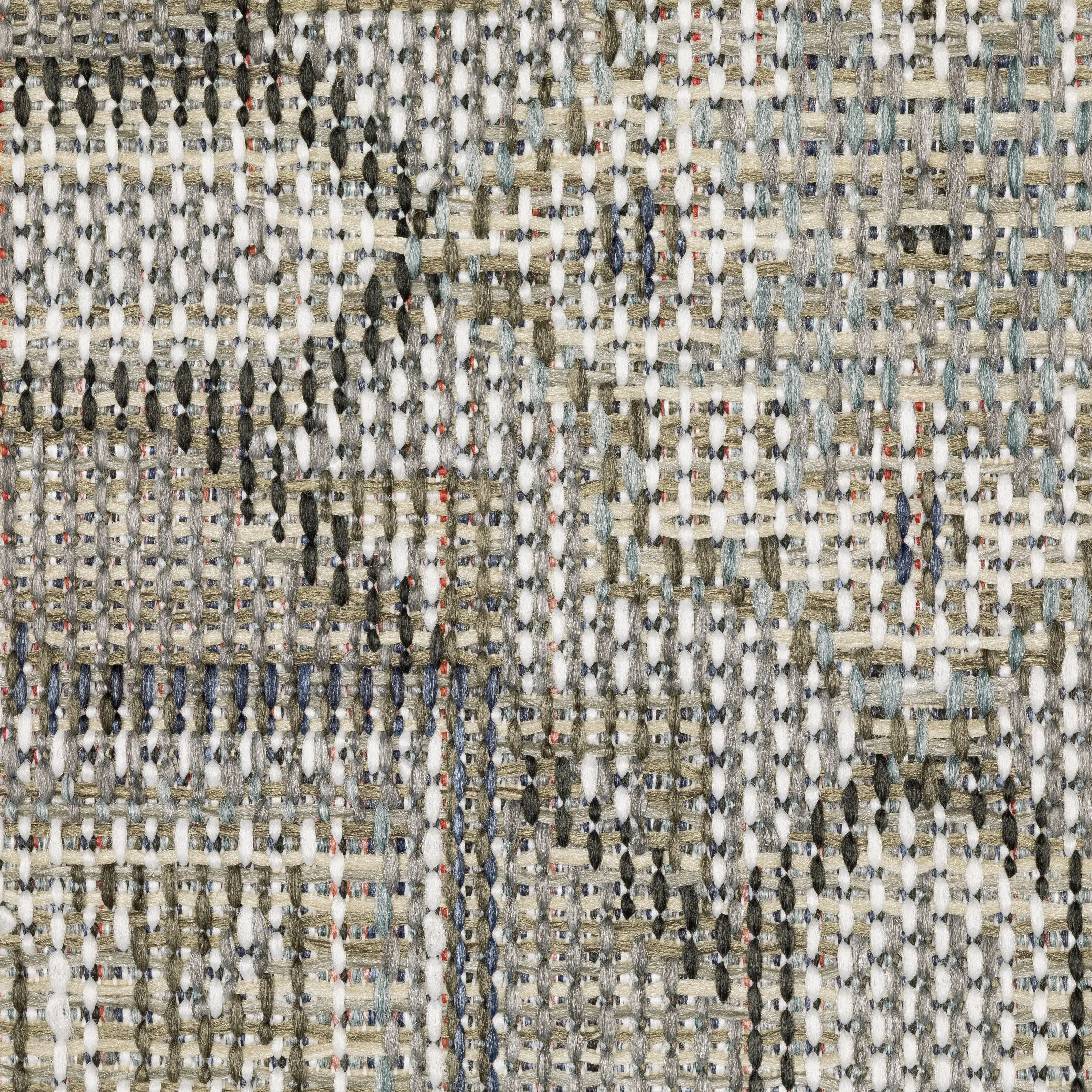 Vista Home Calla Moroccan Trellis Grey/ Blue Indoor/Outdoor Area Rug