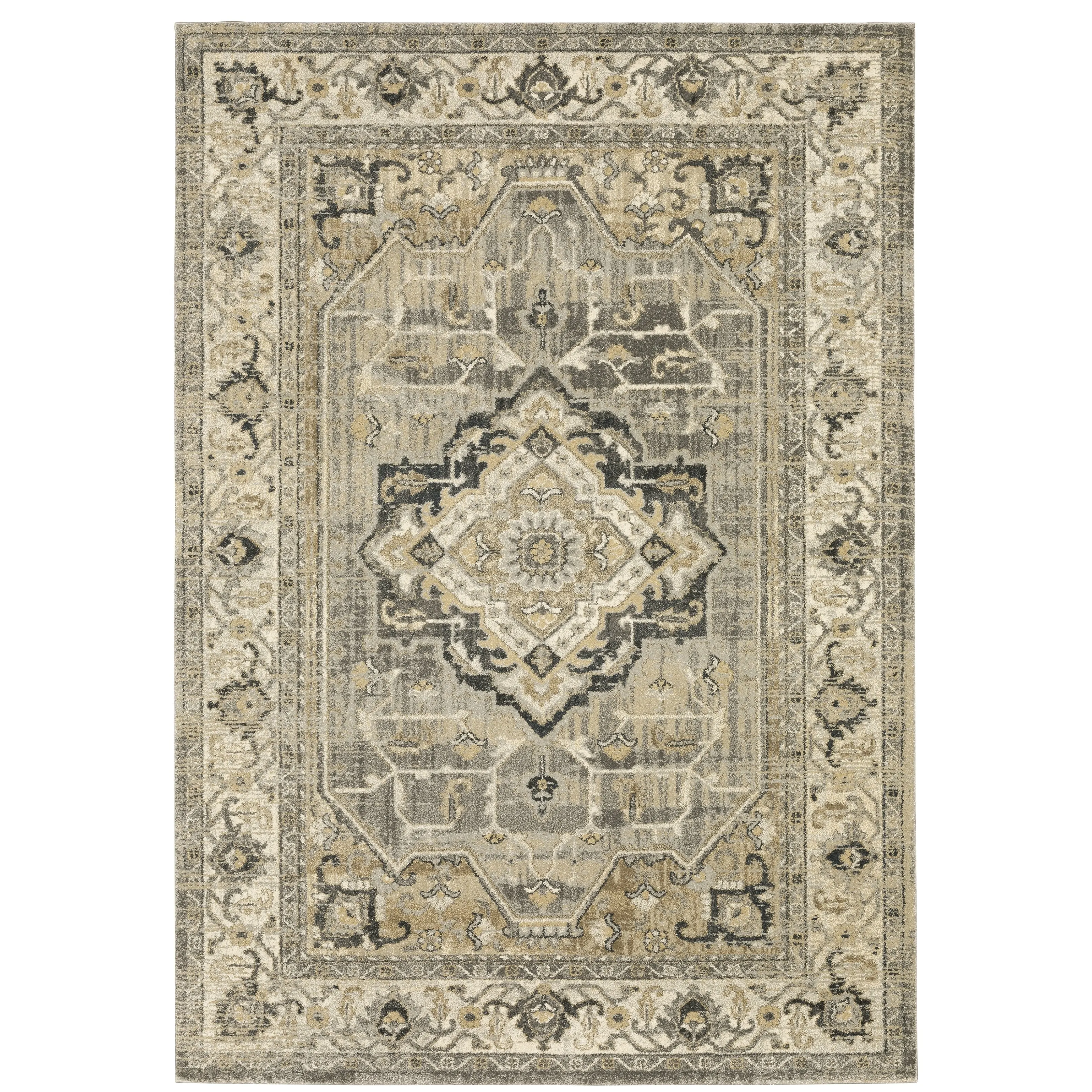 Vista Home Freya Vintage Medallion Area Rug
