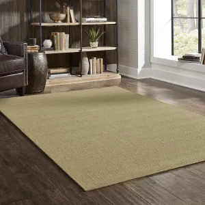 Vista Home Kauai Solid Light Brown Indoor-Outdoor Area Rug.