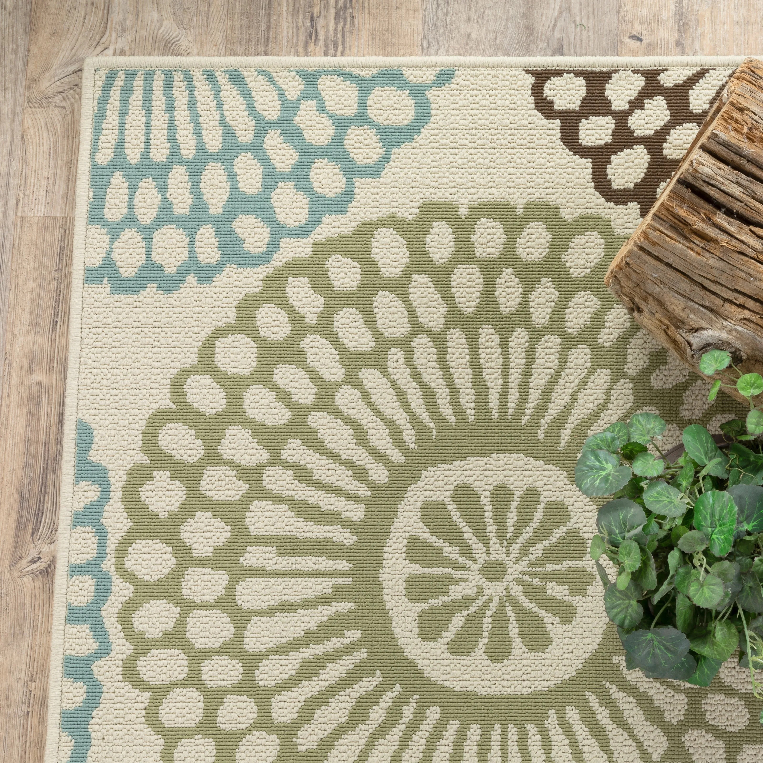 Vista Home Malta Medallions Multi-colored Indoor-Outdoor Rug