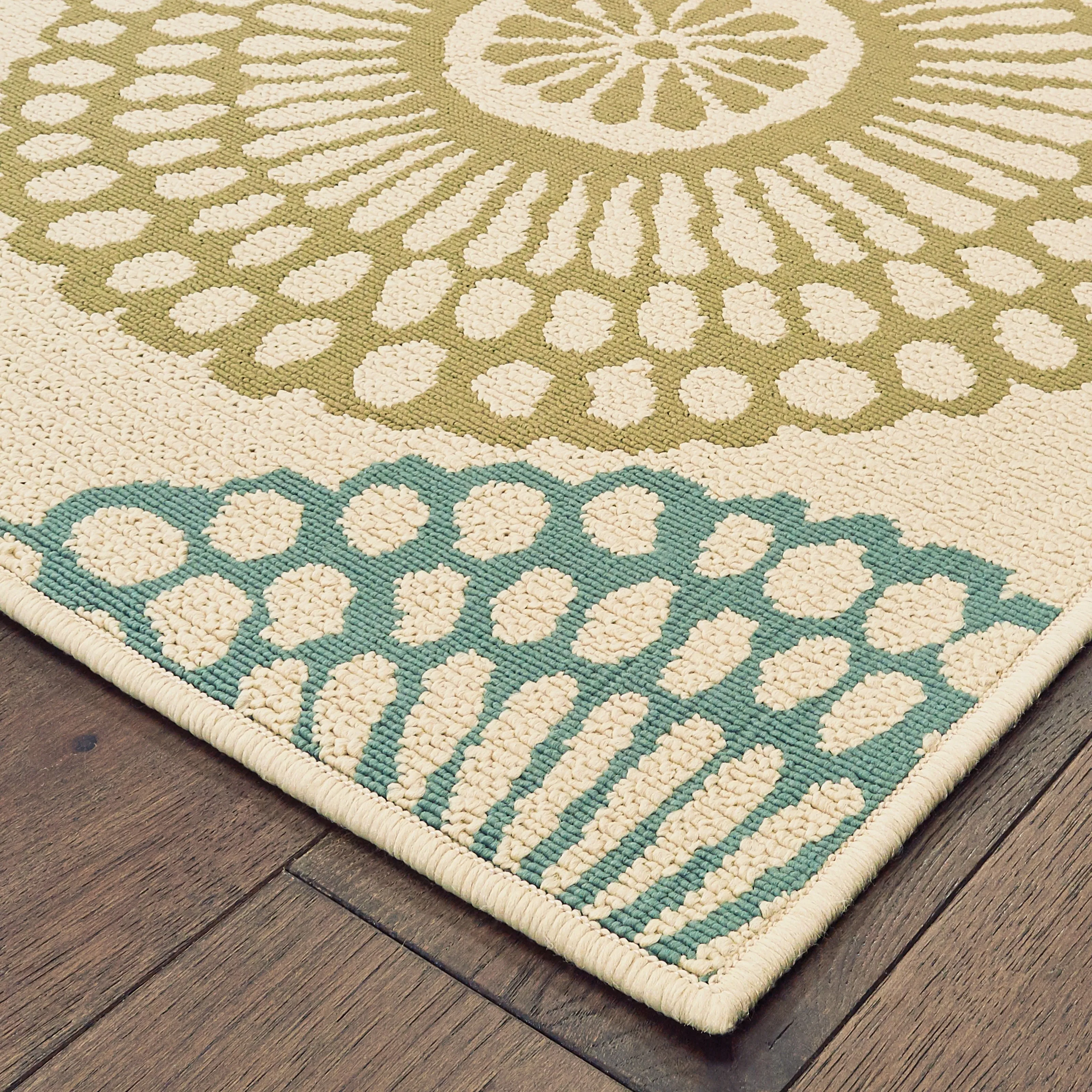 Vista Home Malta Medallions Multi-colored Indoor-Outdoor Rug