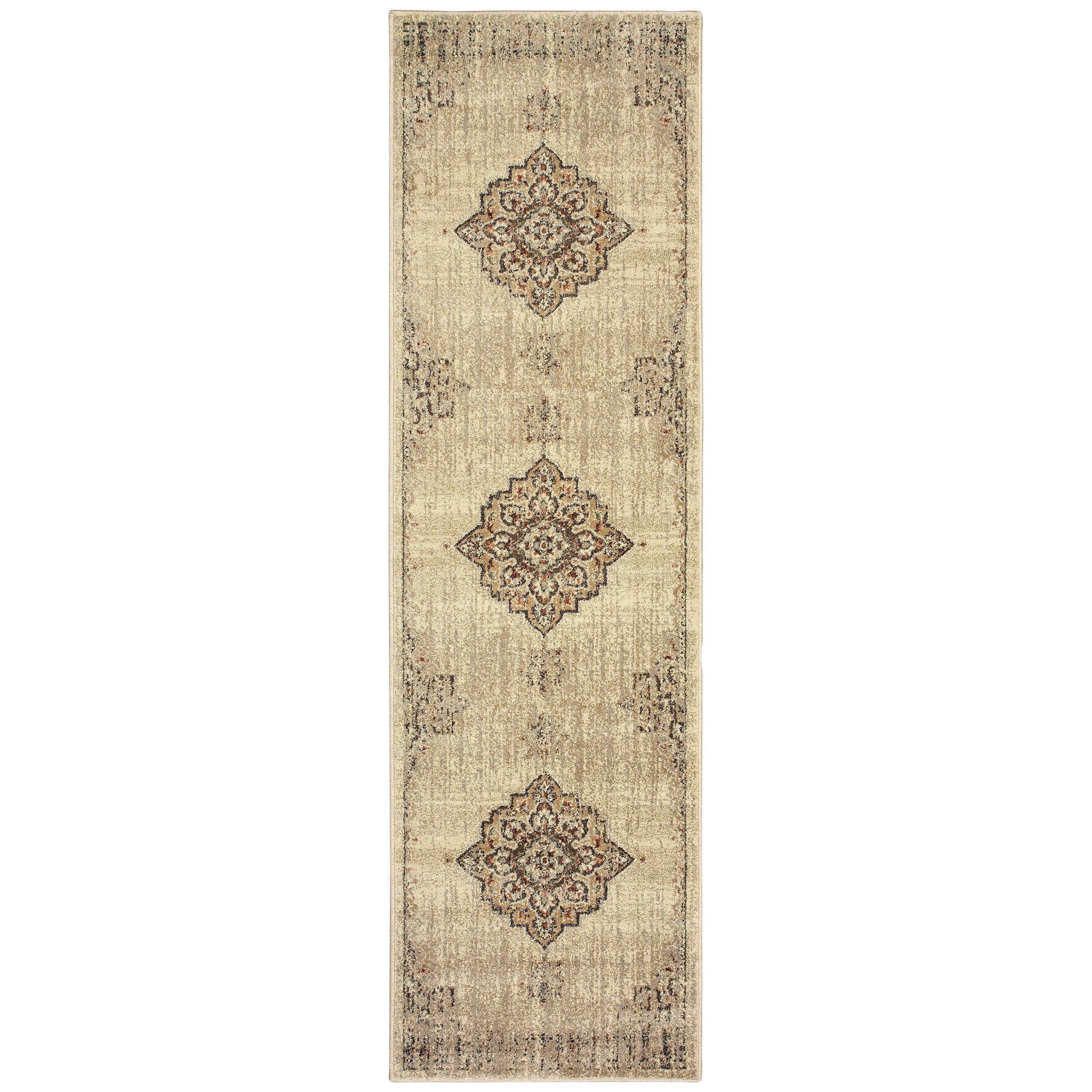 Vista Home Northsun Medallion Ivory/Brown Area Rug