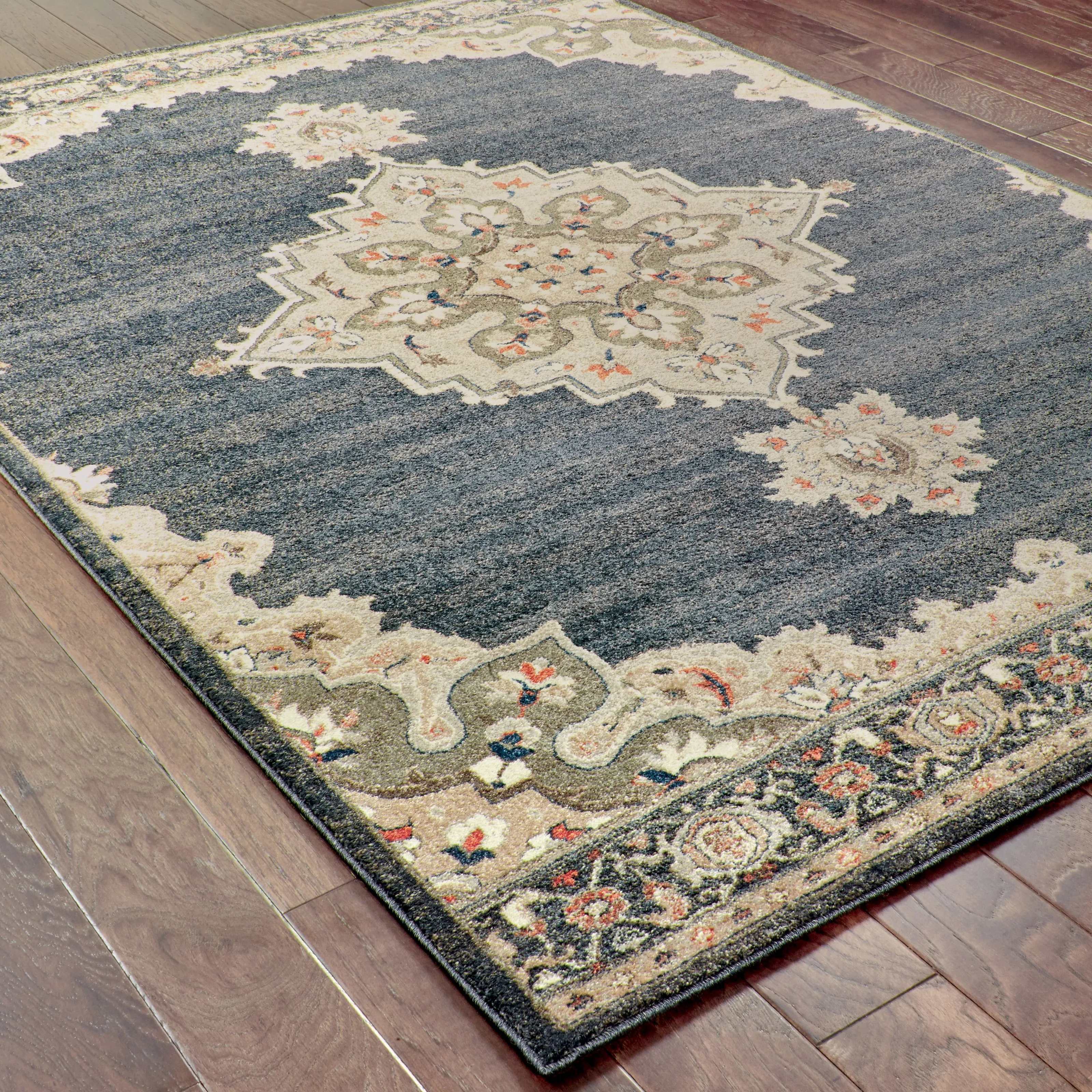 Vista Home Northsun Medallion Ivory/Brown Area Rug