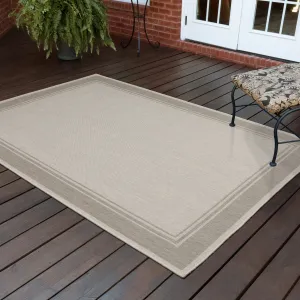 Vista Home Palmetto Simple Border Indoor/ Outdoor Area Rug