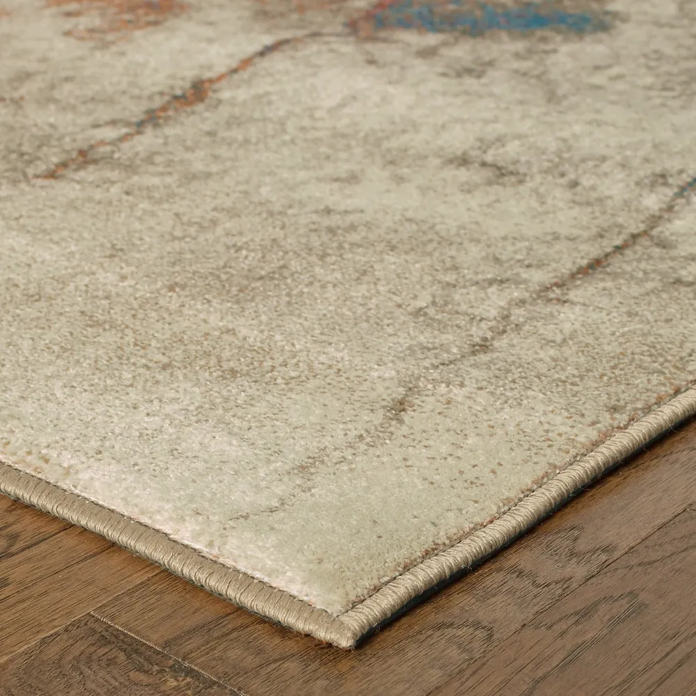 Vista Home Palmoa Spilled Paint Abstract Area Rug