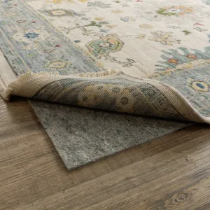 Vista Home Reverisble Cusioned Multi-Surface Indoor Rug Pad. - Grey
