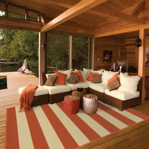 Vista Home Sonderso Indoor/ Outdoor Stripe Area Rug