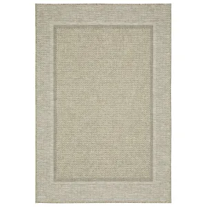 Vista Home Tangelo Bordered Tan/Black Ultimate Performance Area Rug