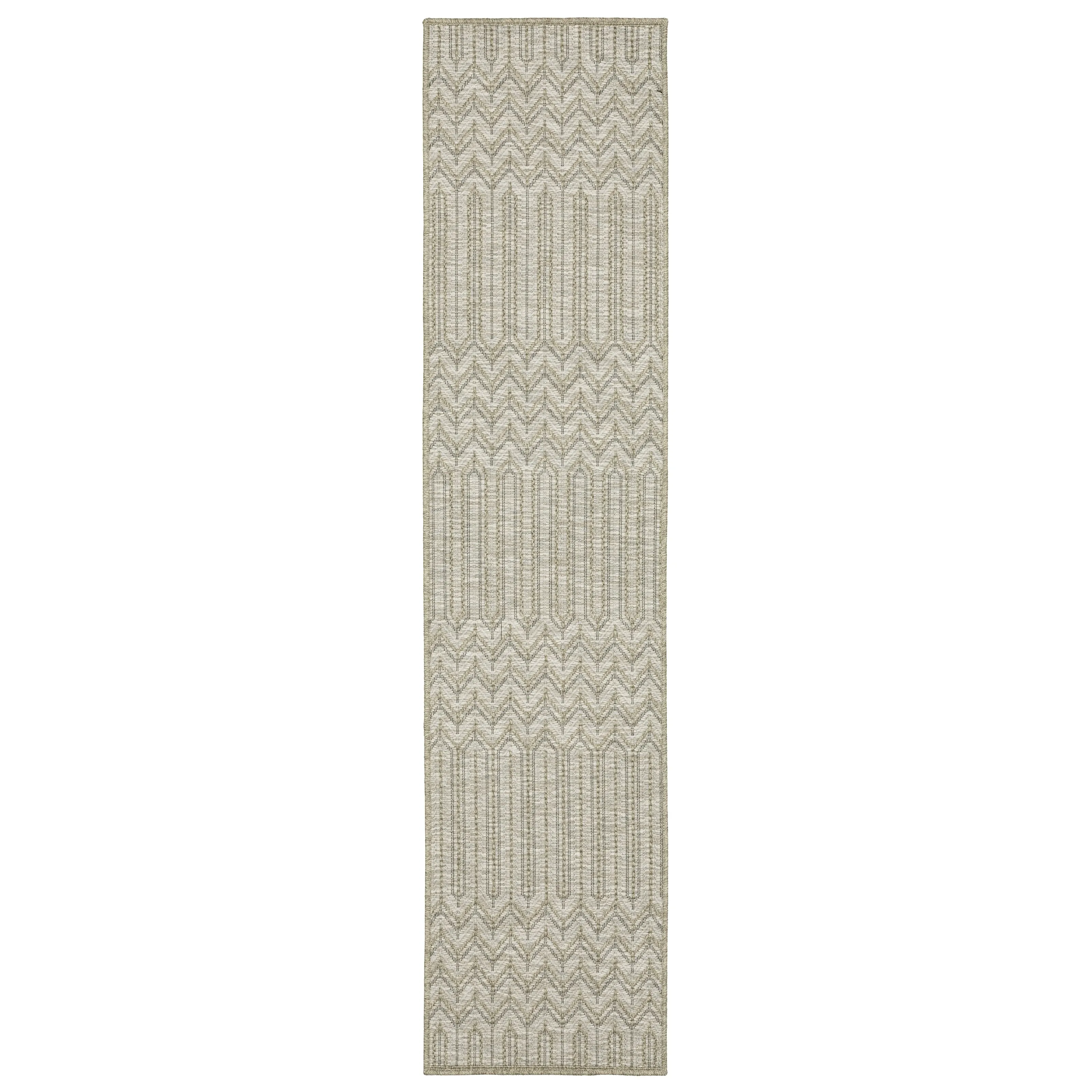 Vista Home Tangelo Geometric Tan/ Black Ultimate Performance Area Rug