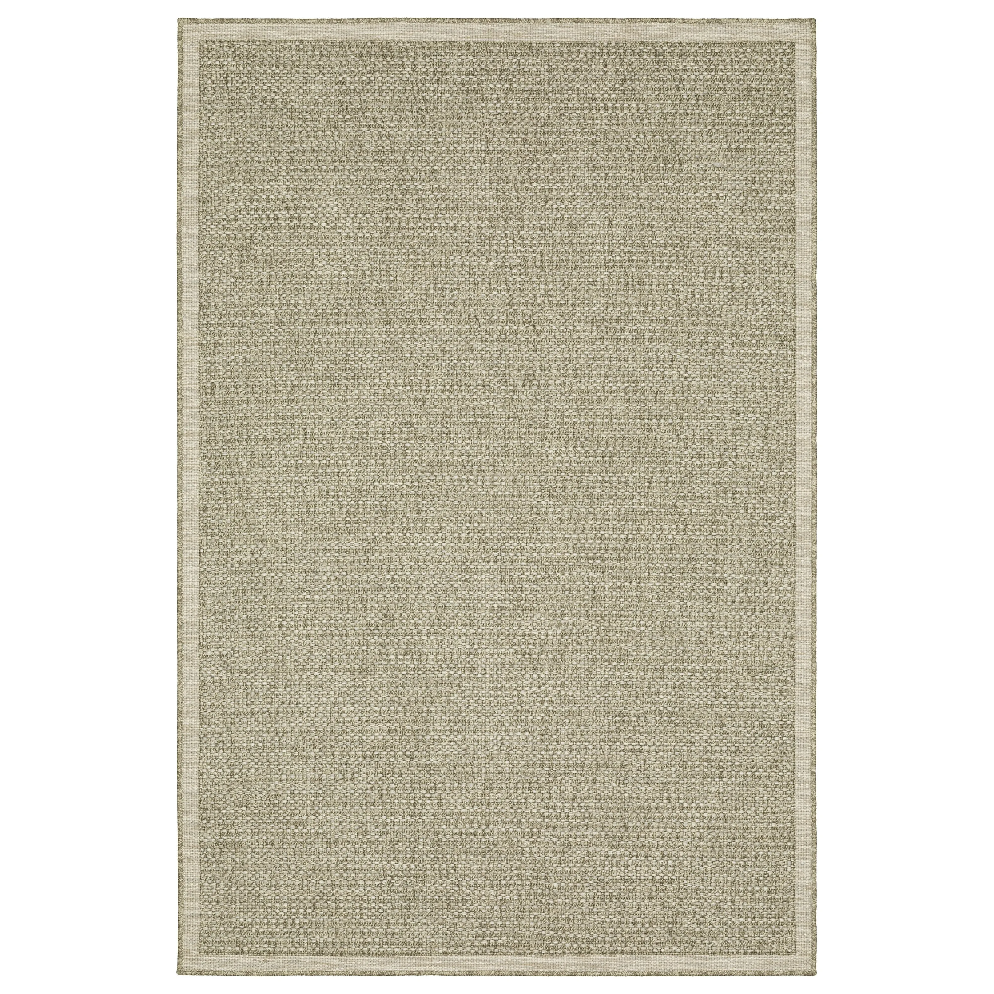Vista Home Tangelo Textured Solid Tan/Light Brown Performance Rug.