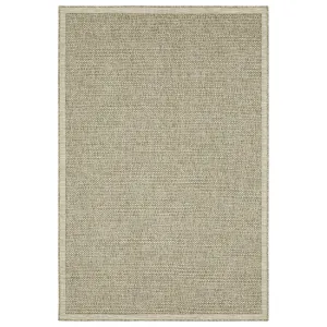 Vista Home Tangelo Textured Solid Tan/Light Brown Performance Rug.
