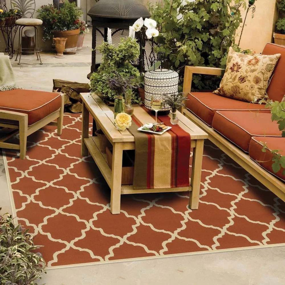 Vista Home Vasby Indoor/ Outdoor Lattice Rug