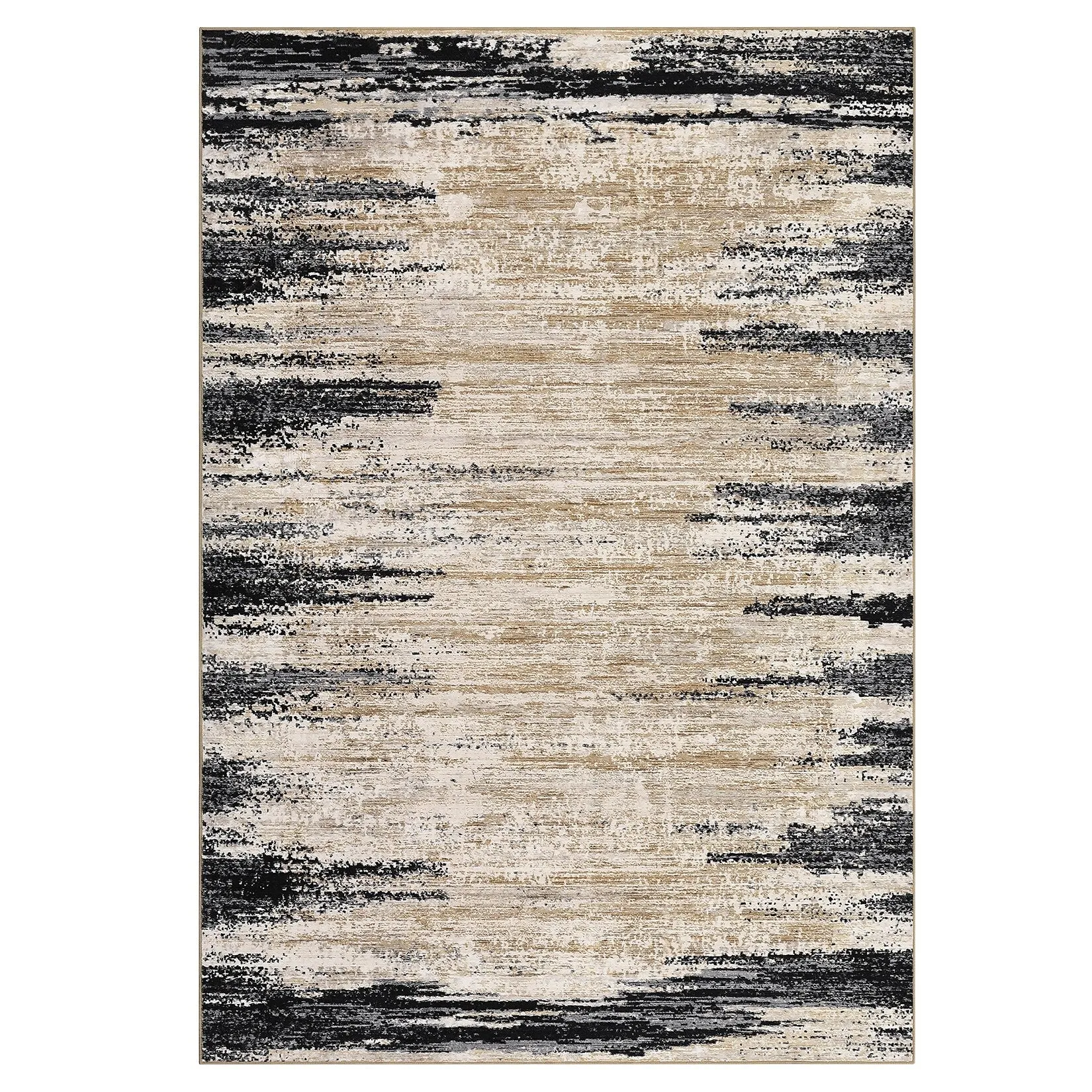 Washable Area Rugs for Living Room Modern Abstract Rug Non Slip Non Shedding Stain Resistant Carpet