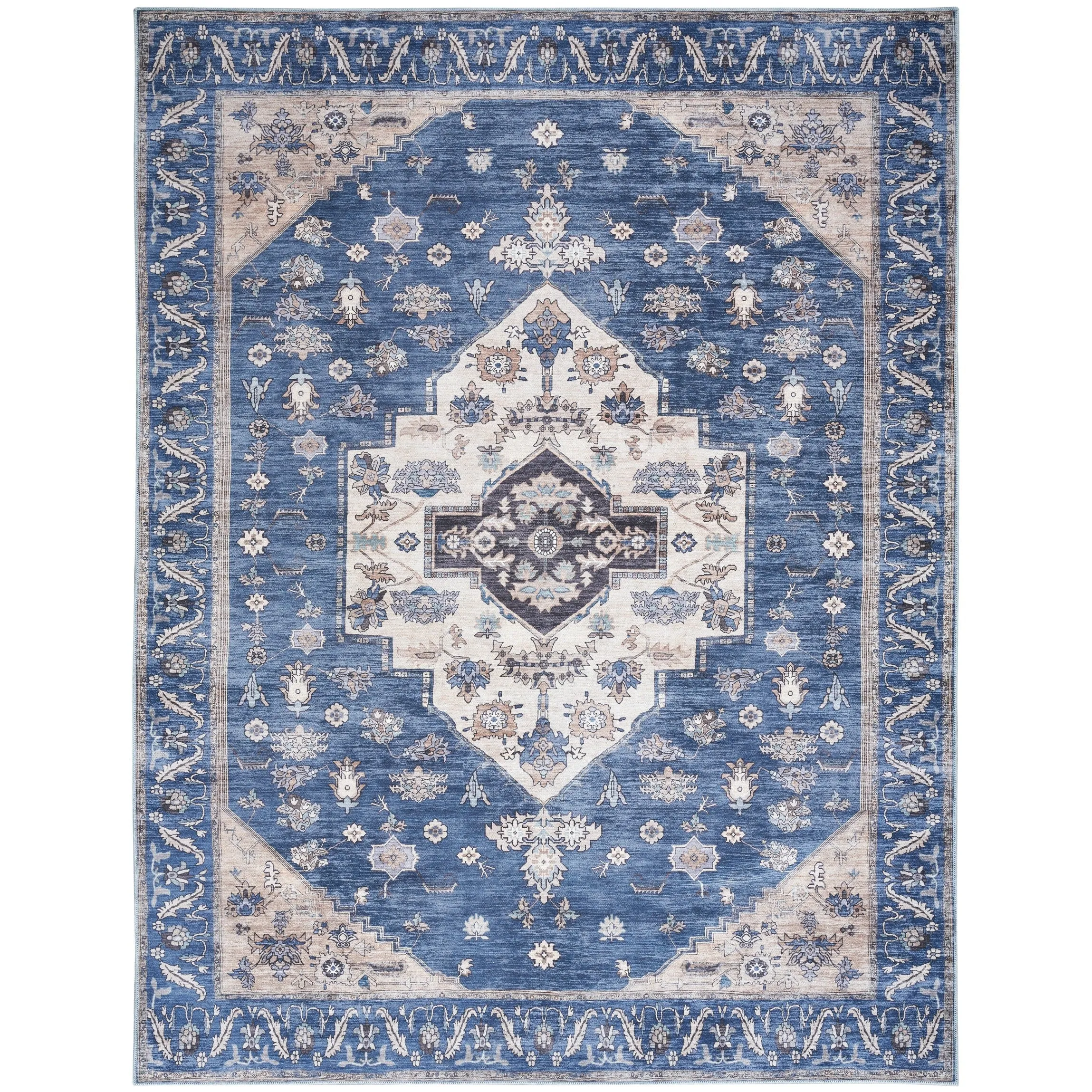Washable Brilliance Persian Indoor Kitchen & Area Rug