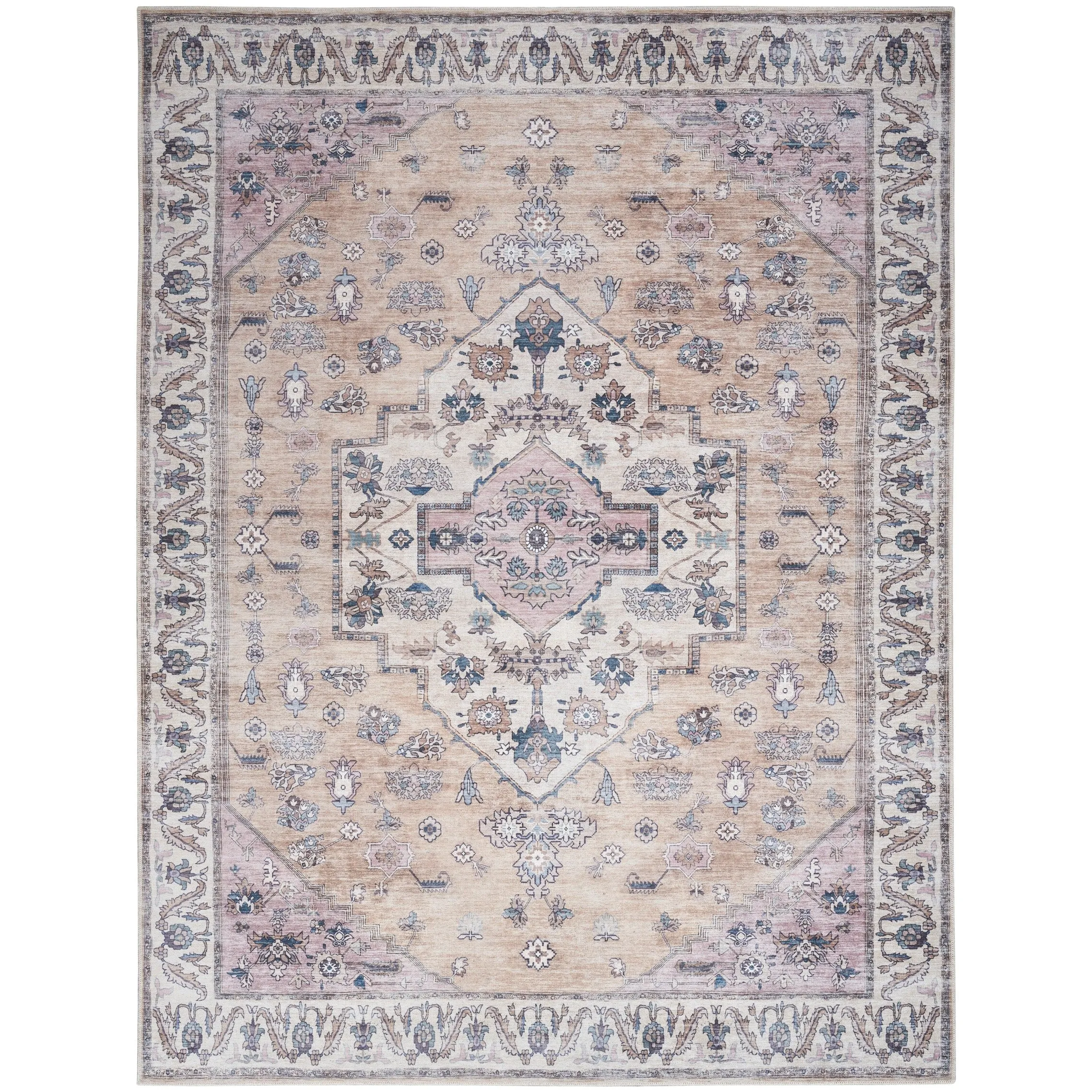 Washable Brilliance Persian Indoor Kitchen & Area Rug