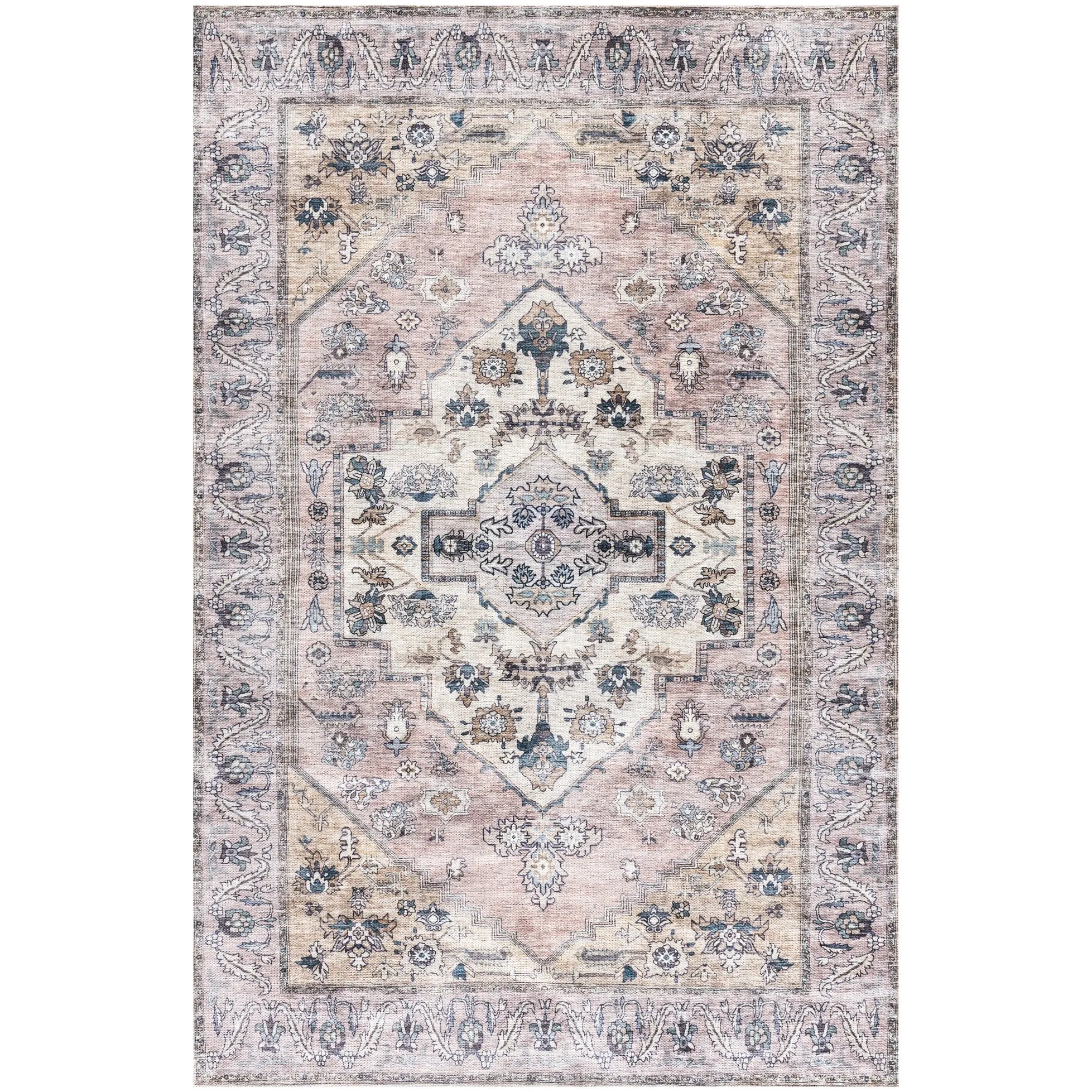 Washable Brilliance Persian Indoor Kitchen & Area Rug