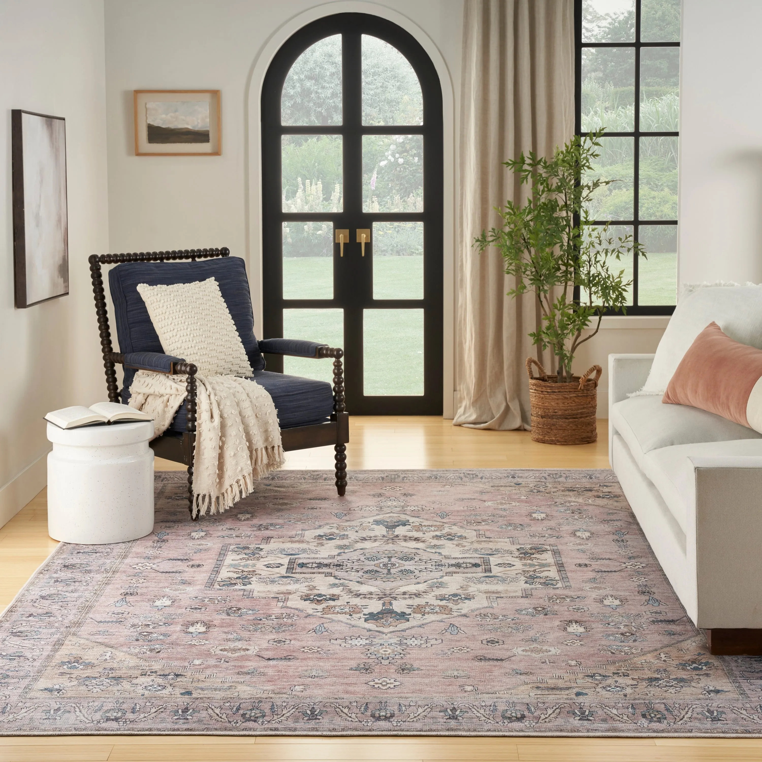 Washable Brilliance Persian Indoor Kitchen & Area Rug