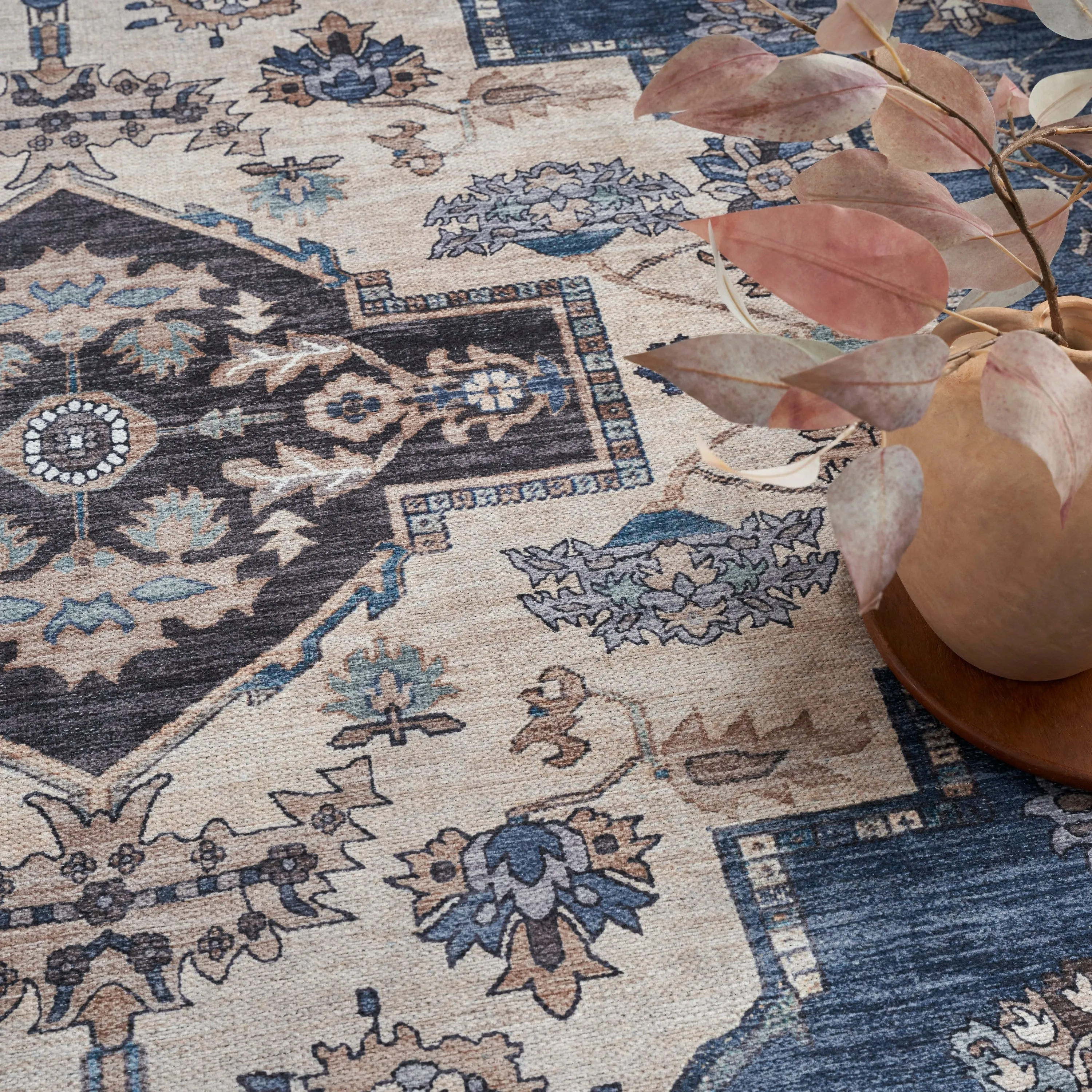 Washable Brilliance Persian Indoor Kitchen & Area Rug