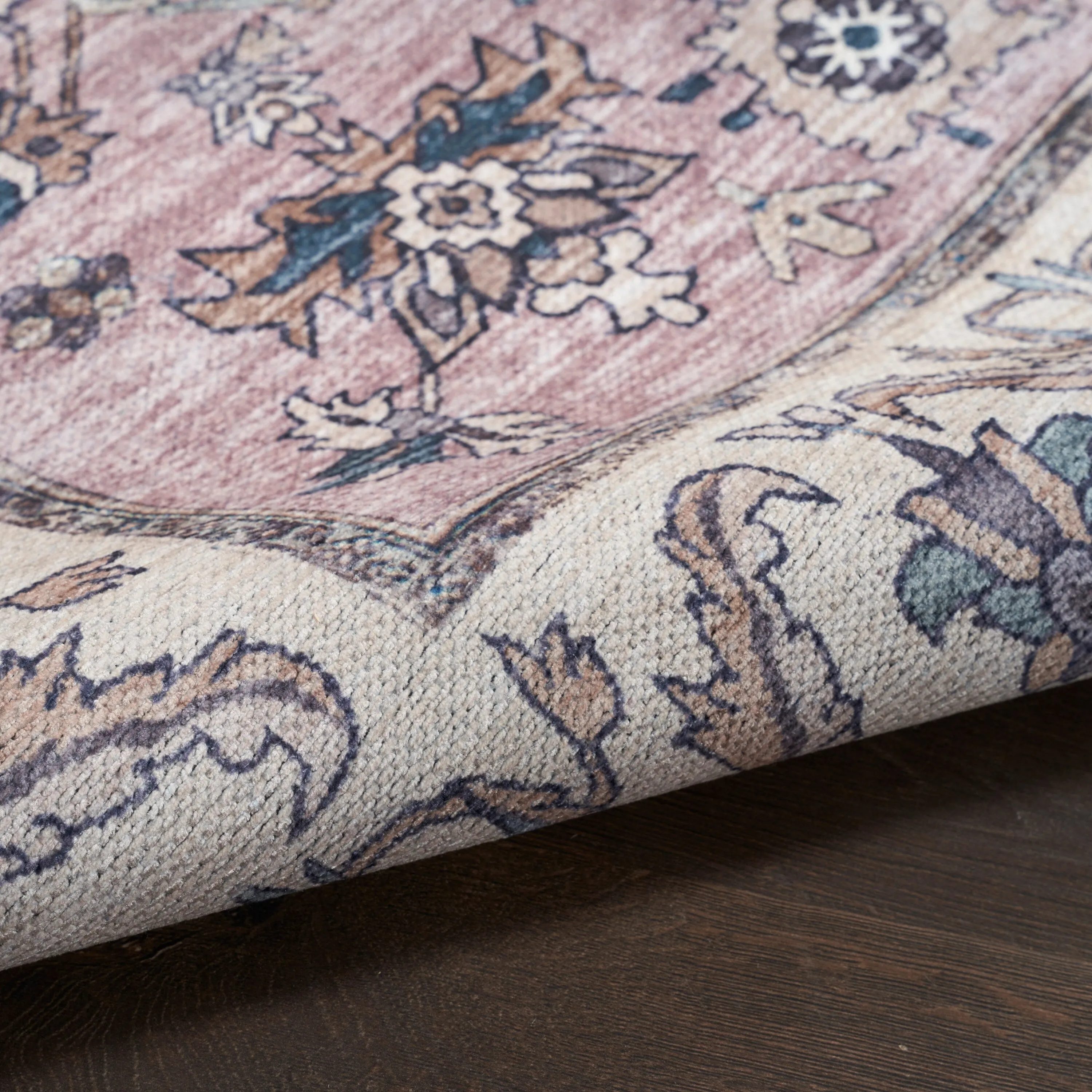 Washable Brilliance Persian Indoor Kitchen & Area Rug