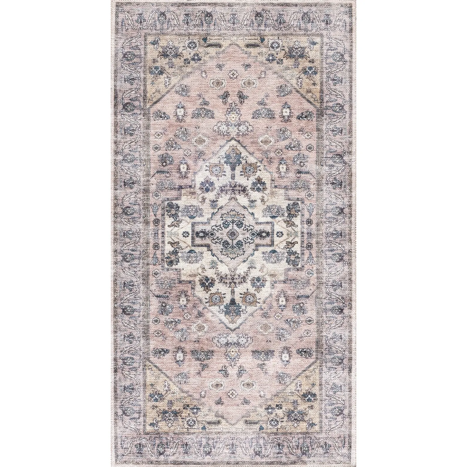Washable Brilliance Persian Indoor Kitchen & Area Rug