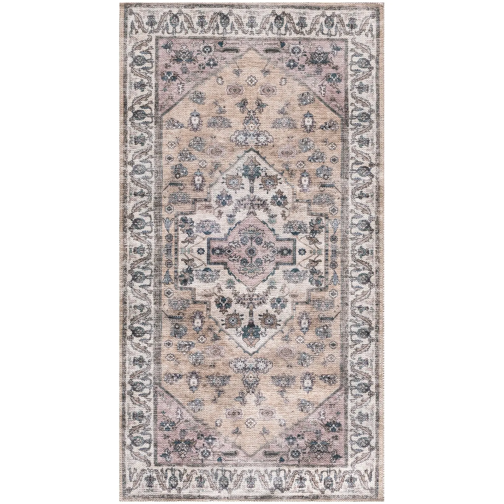 Washable Brilliance Persian Indoor Kitchen & Area Rug