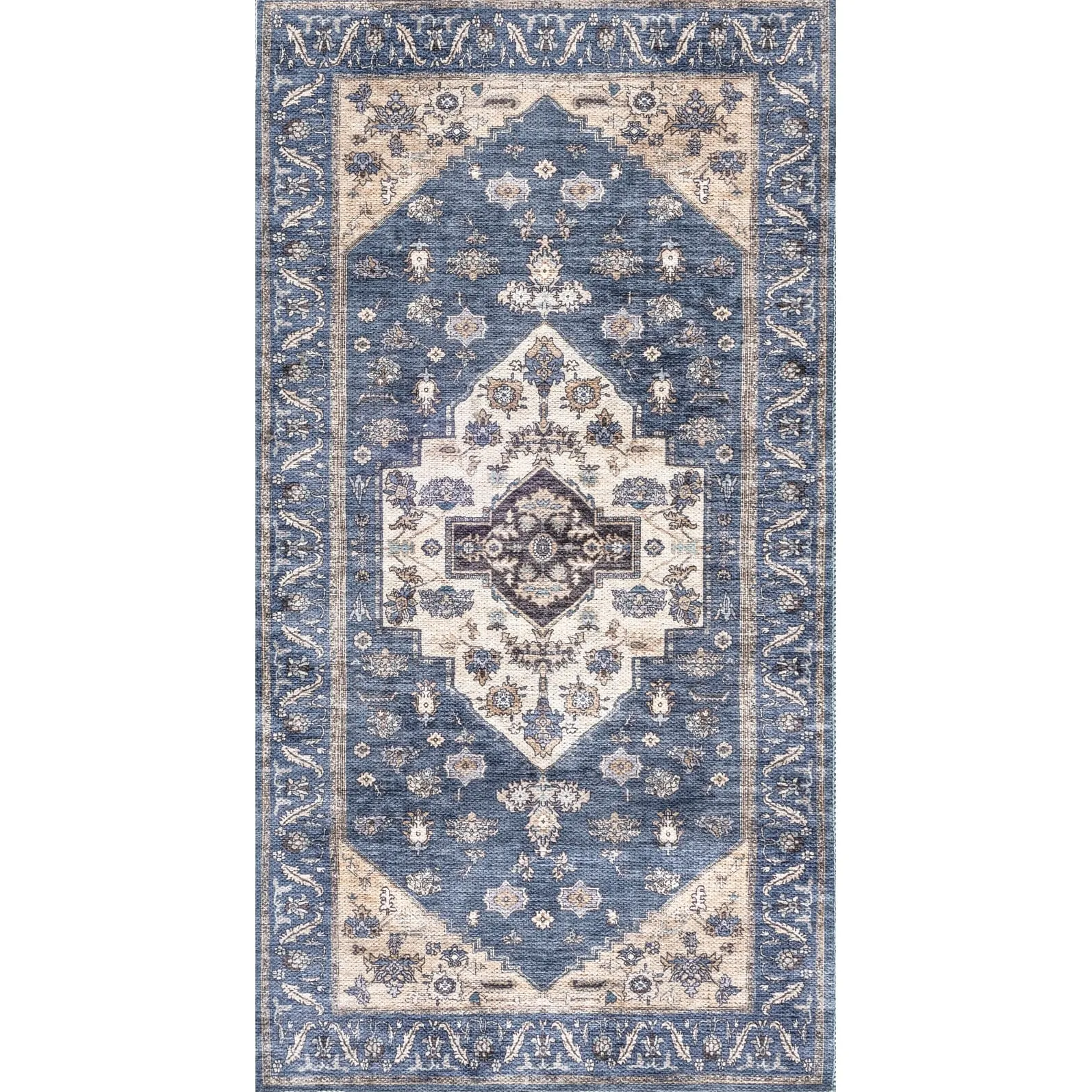 Washable Brilliance Persian Indoor Kitchen & Area Rug