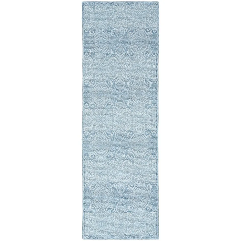 Waverly Machine Washable Botanical Damask Area Rug
