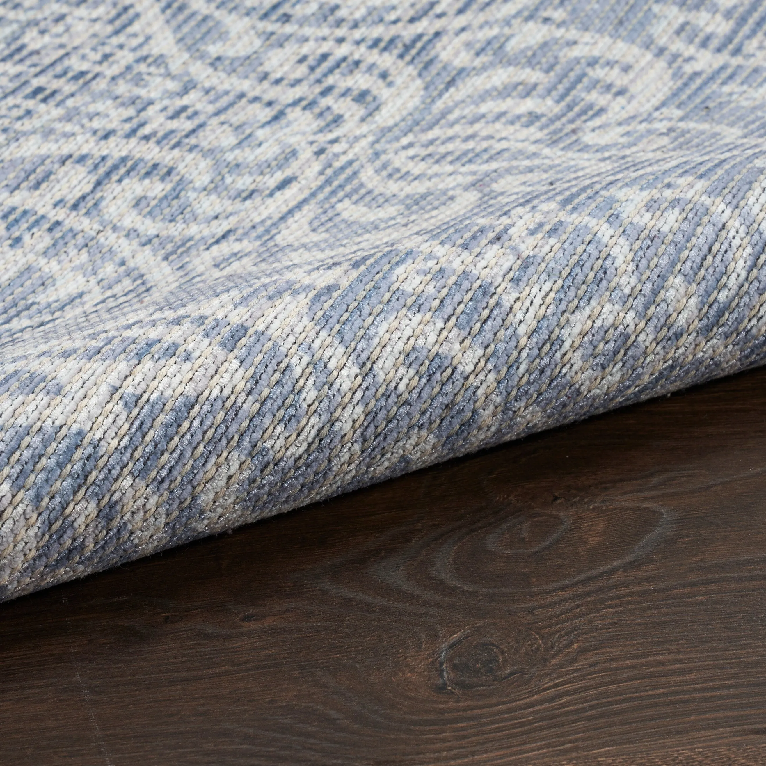 Waverly Machine Washable Botanical Damask Area Rug
