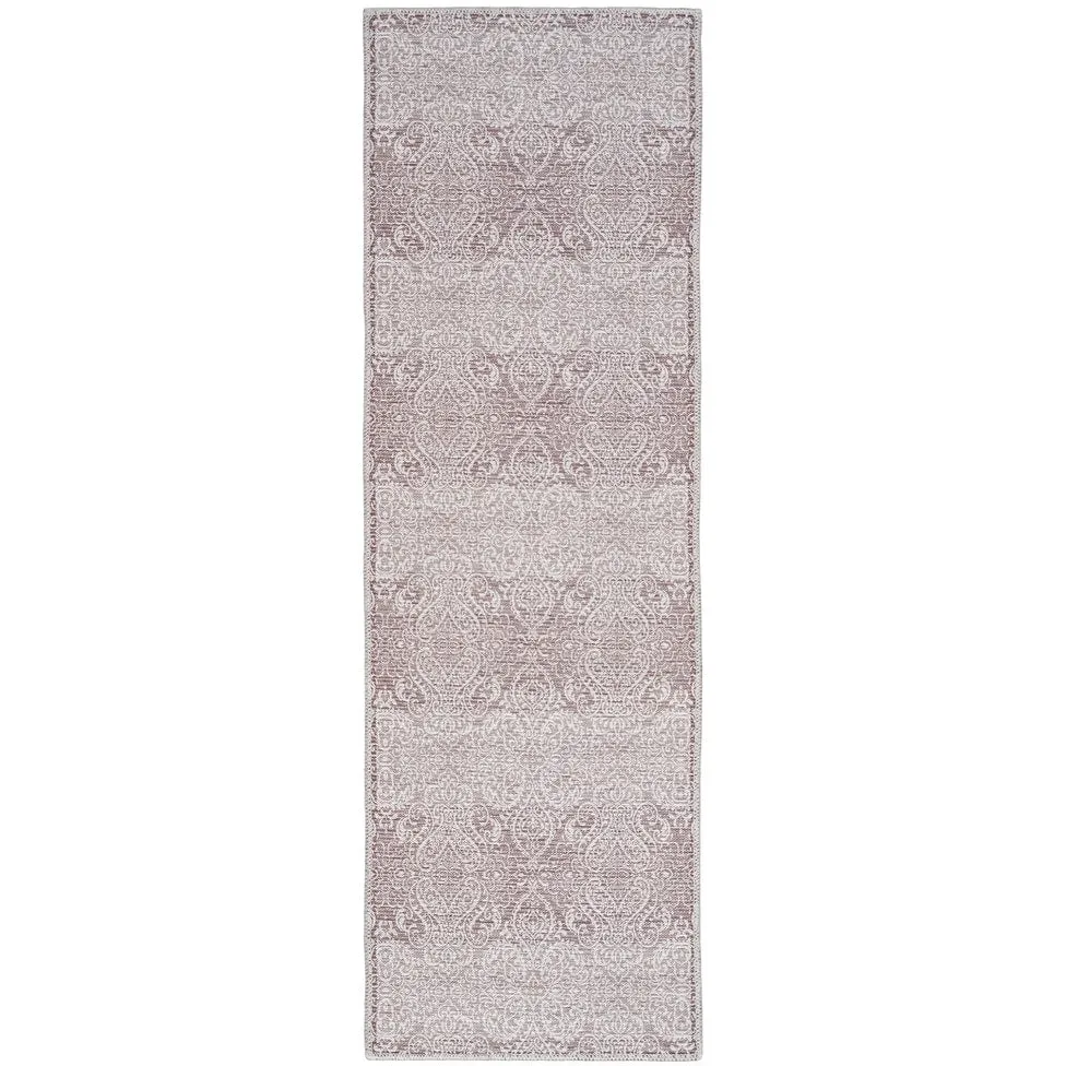 Waverly Machine Washable Botanical Damask Area Rug