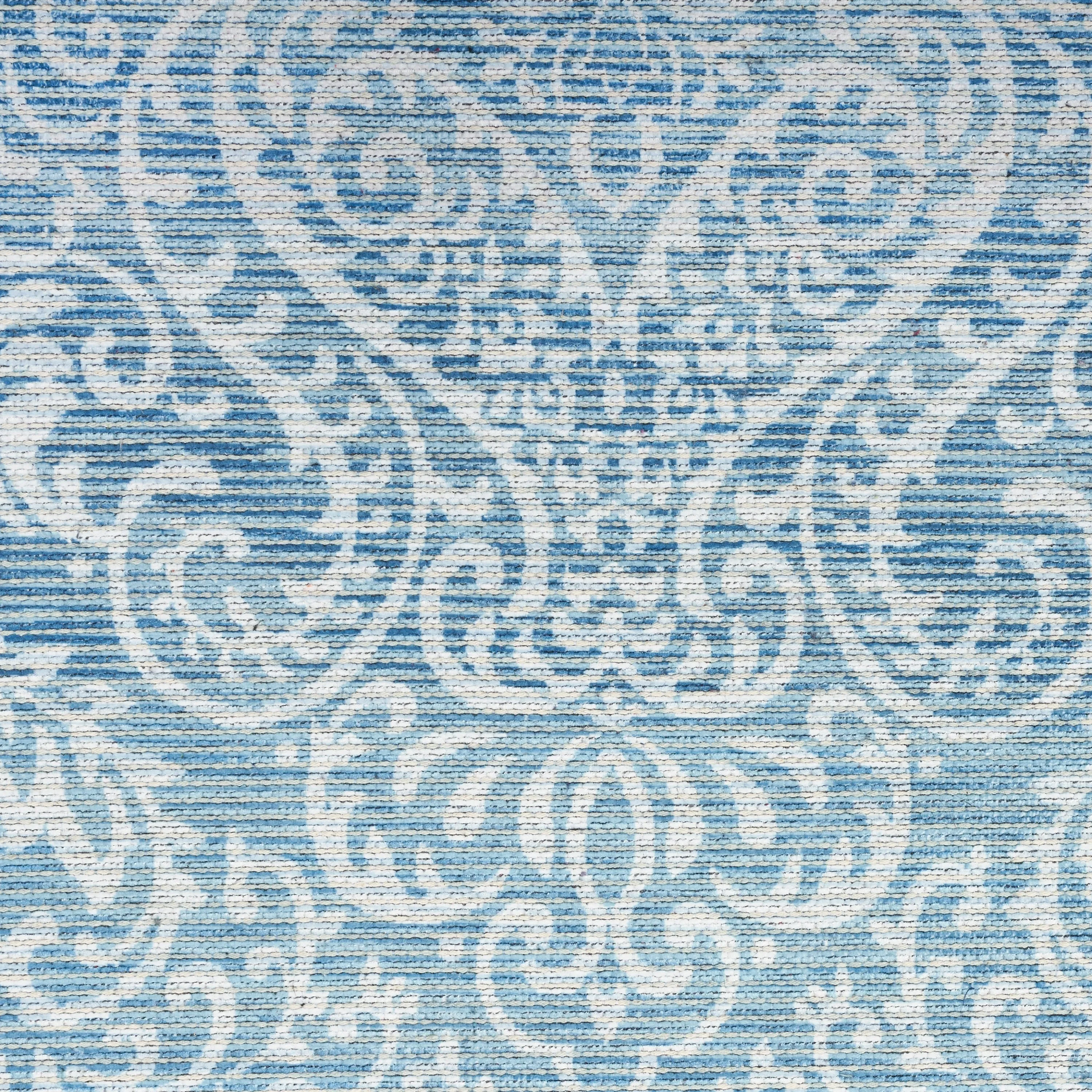 Waverly Machine Washable Botanical Damask Area Rug