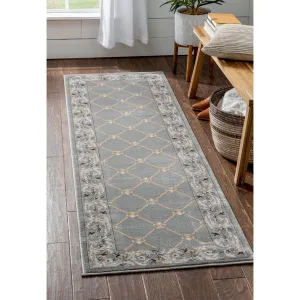 Well Woven Agra Royal Trellis Oversized Runner Rug