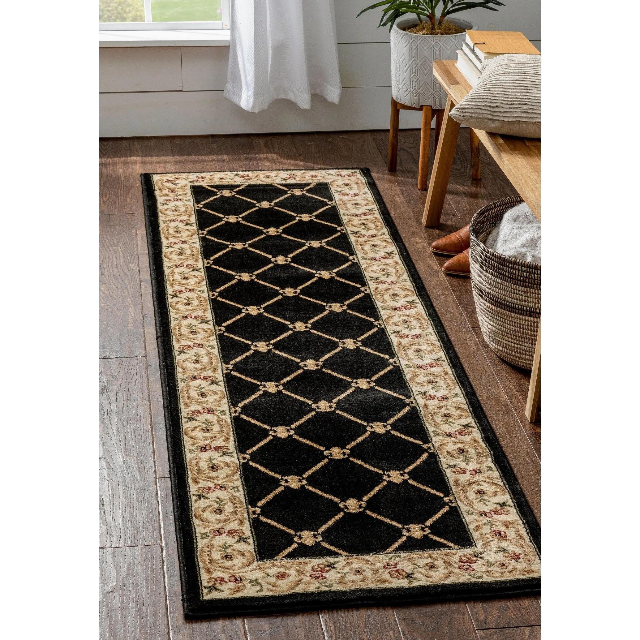 Well Woven Agra Royal Trellis Oversized Runner Rug